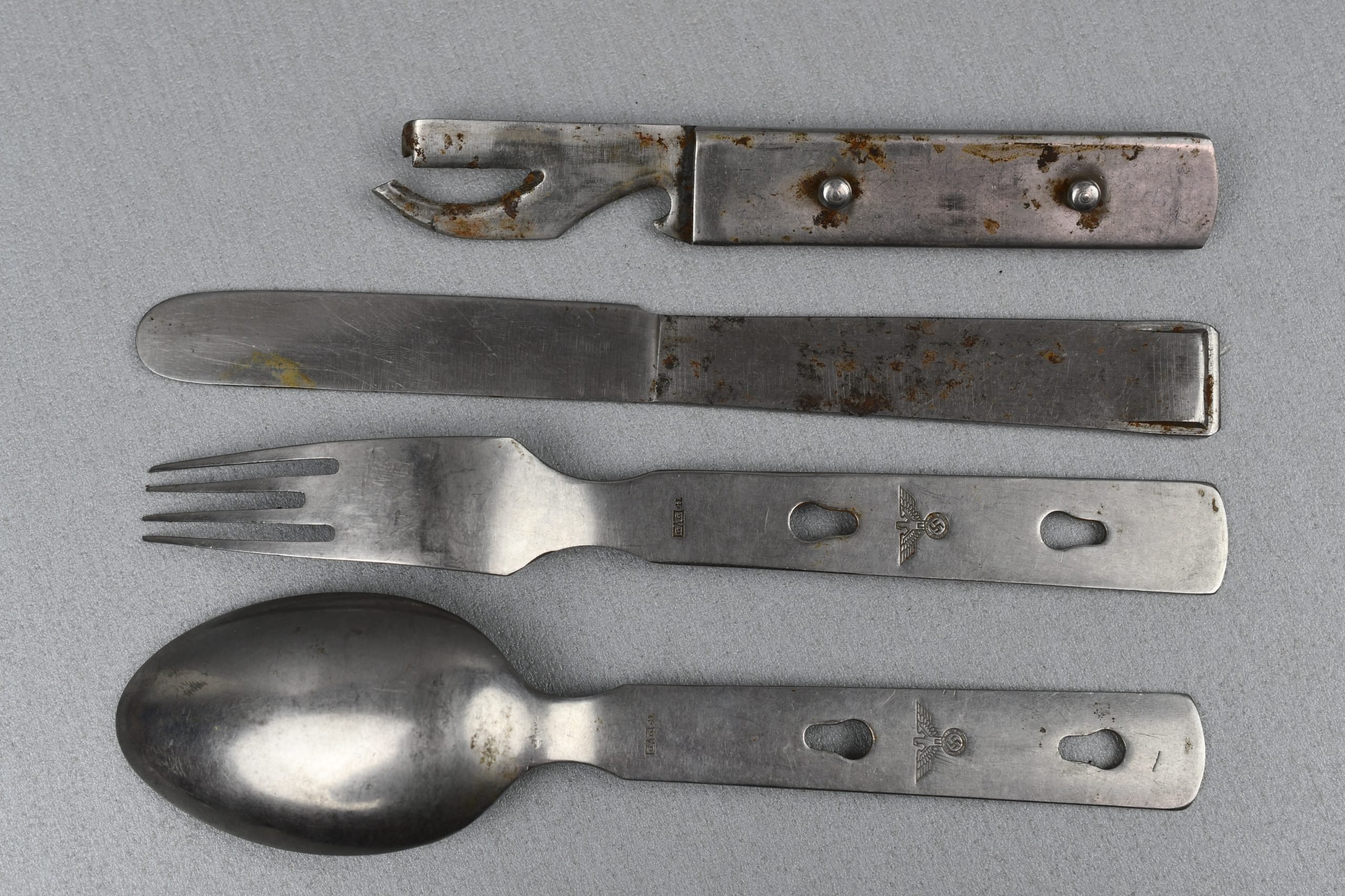 Wehrmacht field cutlery 'Feldbesteck' set by GAG 1941 — image 5