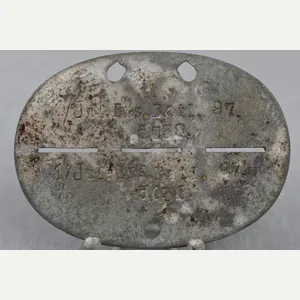 Army (Heer) dog-tag 'Erkennungsmarke' Infanterie-Ersatz-Bataillon 97