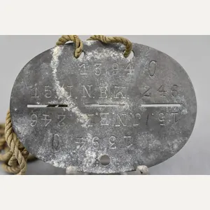 Army (Heer) dog-tag 'Erkenningsmark' Infanterie-Nachrichten-Erzatz-Kolonne 246