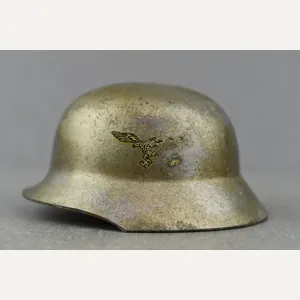 Luftwaffe double decal miniature wedding helmet