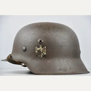 M42 army (Heer) single decal steel helmet hkp62