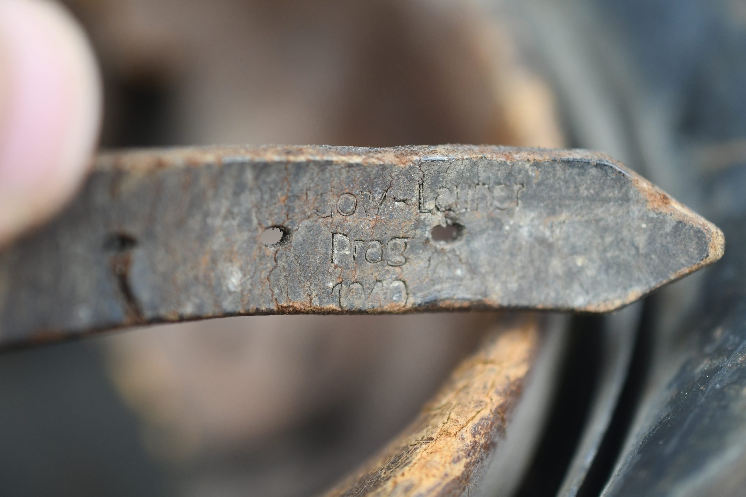 RARE M40 NSKK Motorgruppe-Luftwaffe single decal steel helmet ET64 — image 15