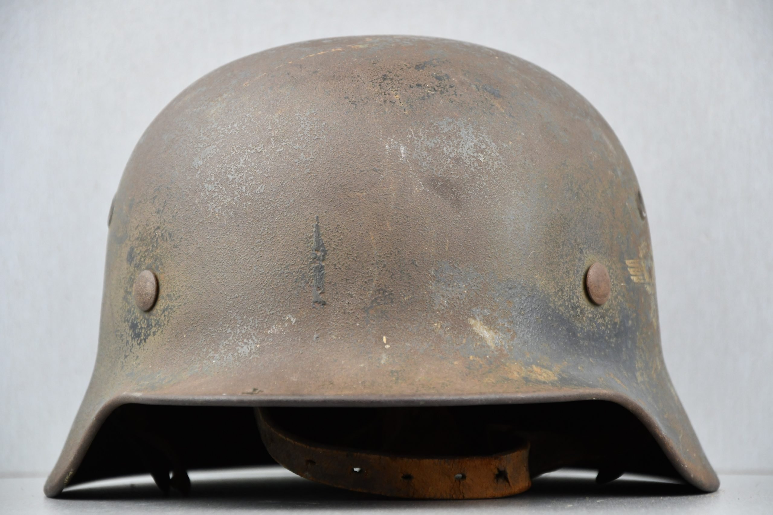 RARE M40 NSKK Motorgruppe-Luftwaffe single decal steel helmet ET64 — image 2
