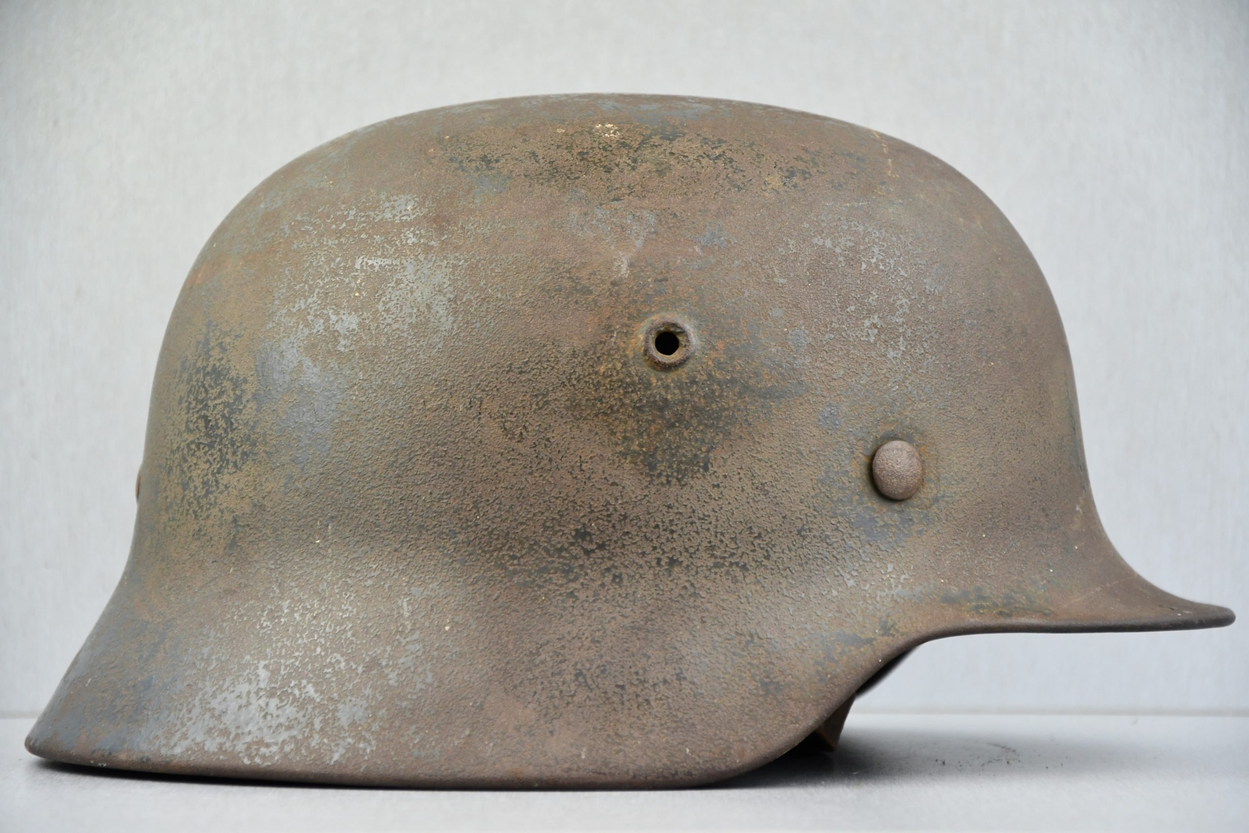 RARE M40 NSKK Motorgruppe-Luftwaffe single decal steel helmet ET64 — image 3