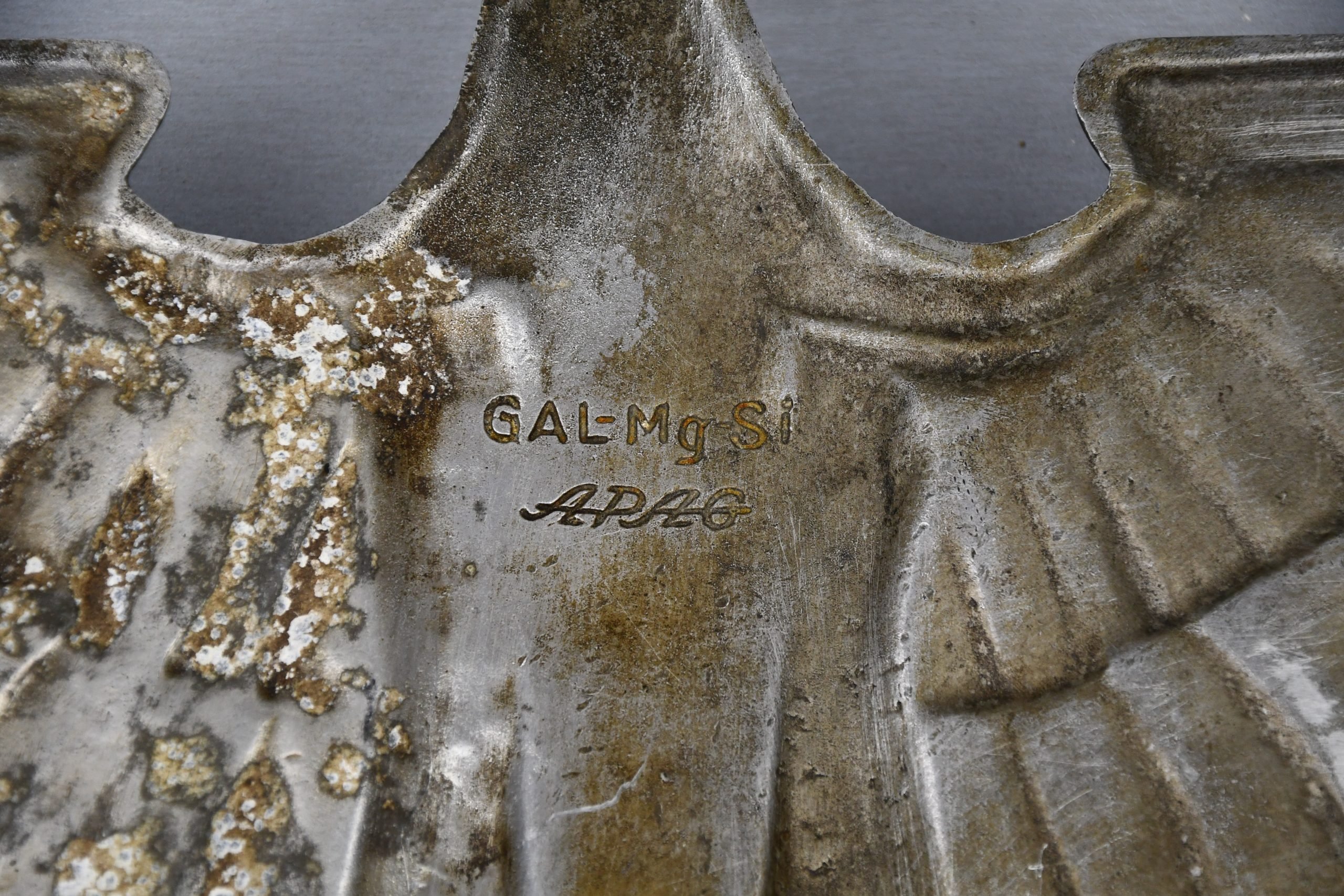 RARE Third Reich 'Reichsbahn' large railroad eagle '90cm' by Apag — image 3