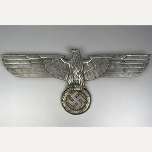 RARE Third Reich 'Reichsbahn' large railroad eagle '90cm' by Apag