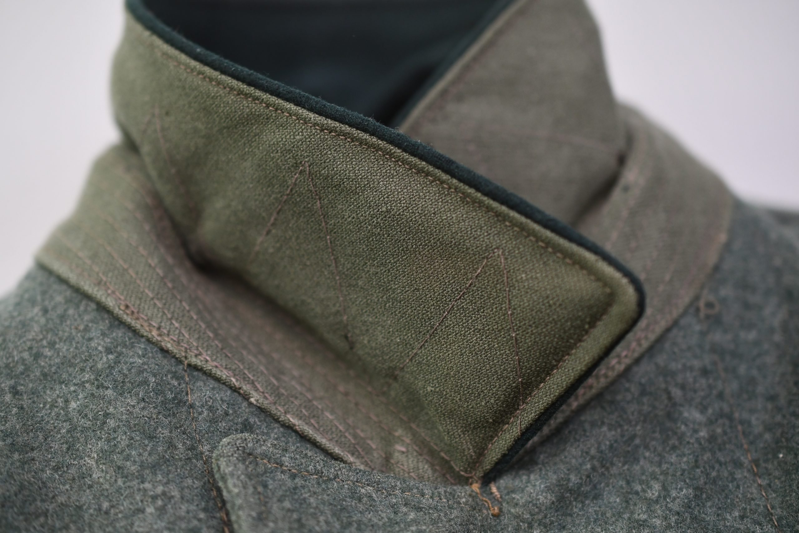 M36 army (Heer) enlisted field blouse converted for officer with Iron Cross clasp 1939 — image 12