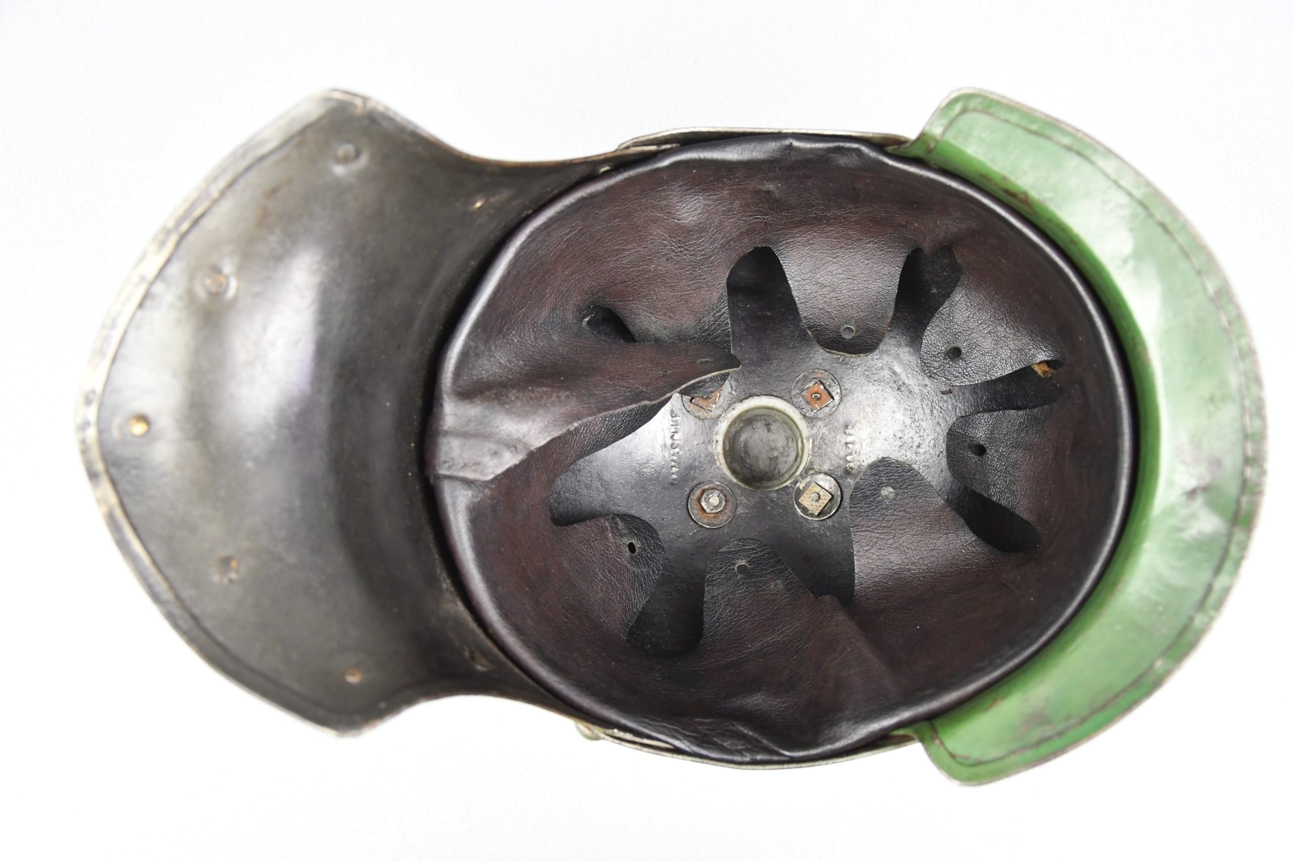 WW1 German Prussian M15 'Jäger Zu Pferde' enlisted steel spike helmet 1916 — image 12