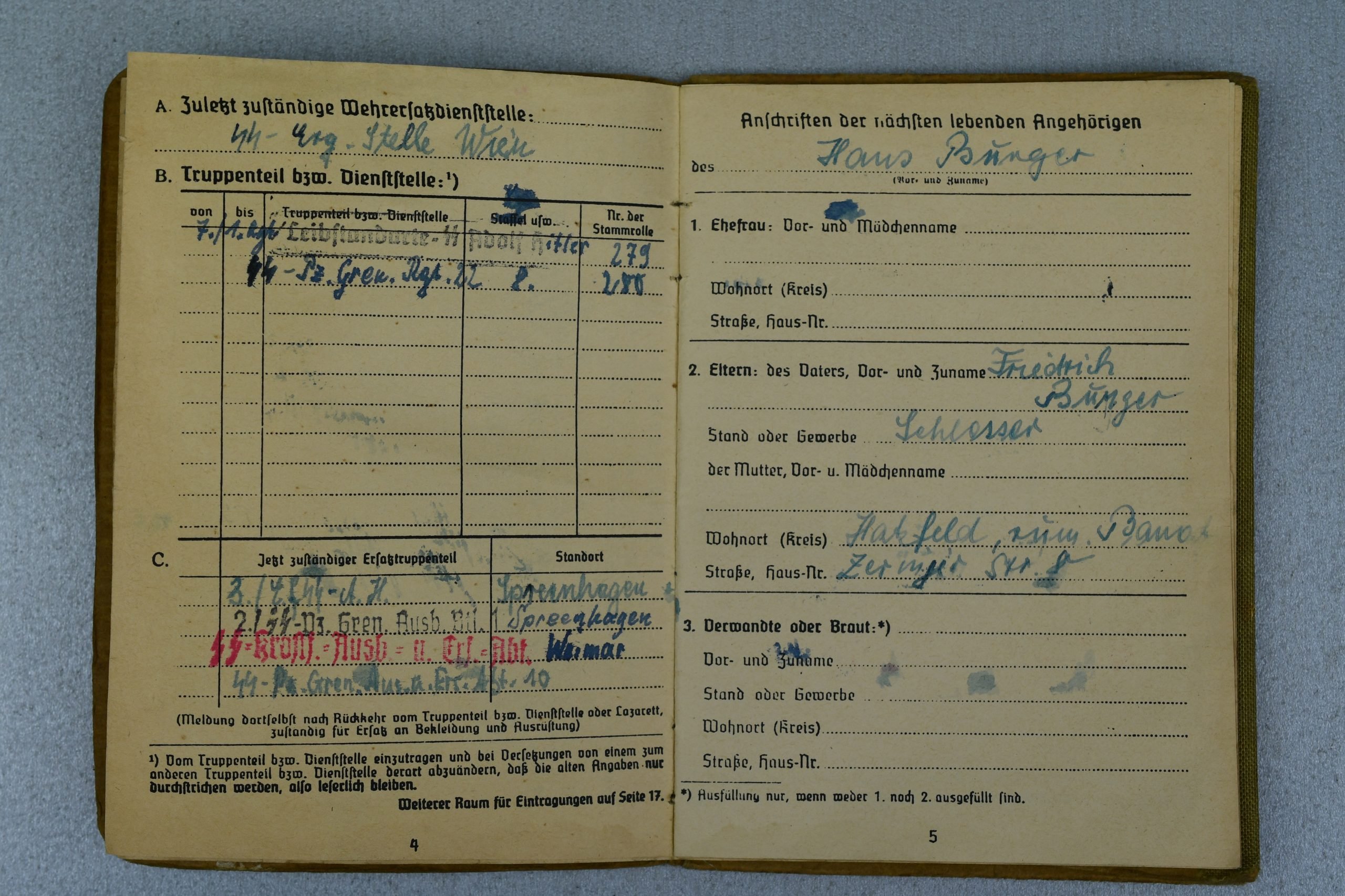 Waffen-SS Soldbuch Leibstandarte Adolf Hitler – Frundsberg – Normandy – Market Garden — image 5