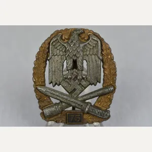 Museum quality reproduction – General Assault Badge '75' by JFS