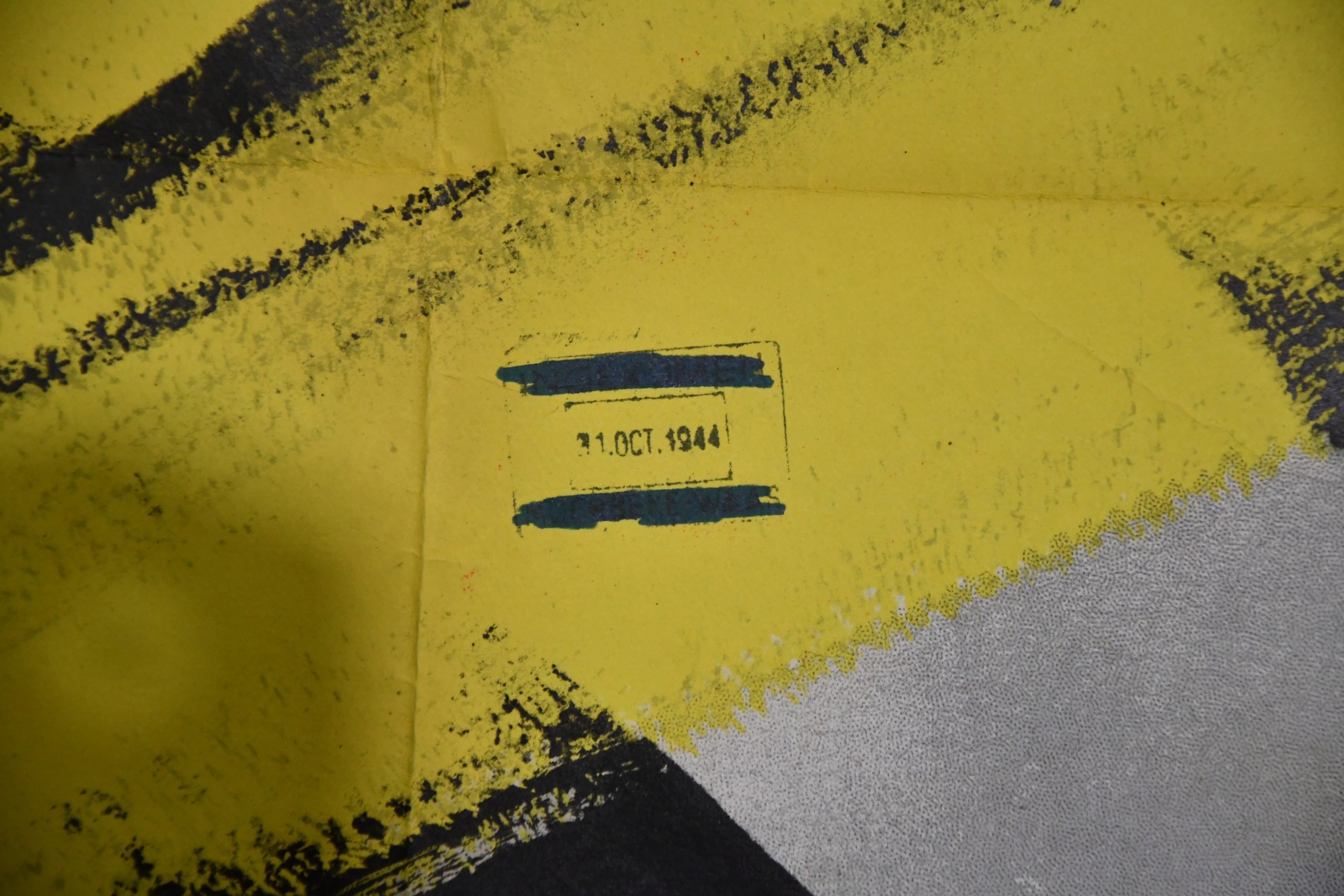 Original WWII Anti-Nazi Belgian Propaganda Poster 1944 100 × 75 — image 4