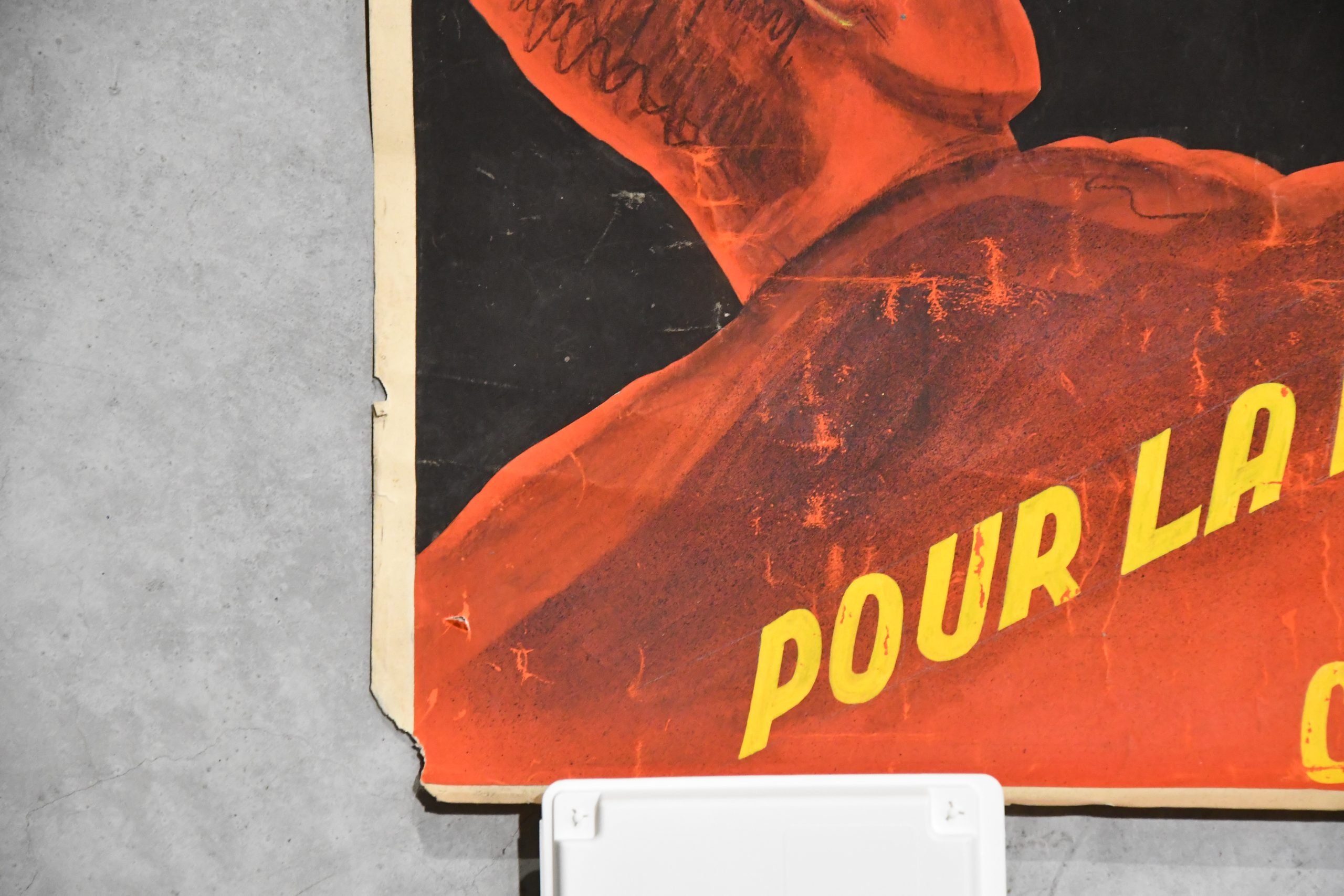 Large Belgian Political Poster 'Votez Communiste' – Artist Bill Bouquet – 1946 – 100 × 65 — image 2