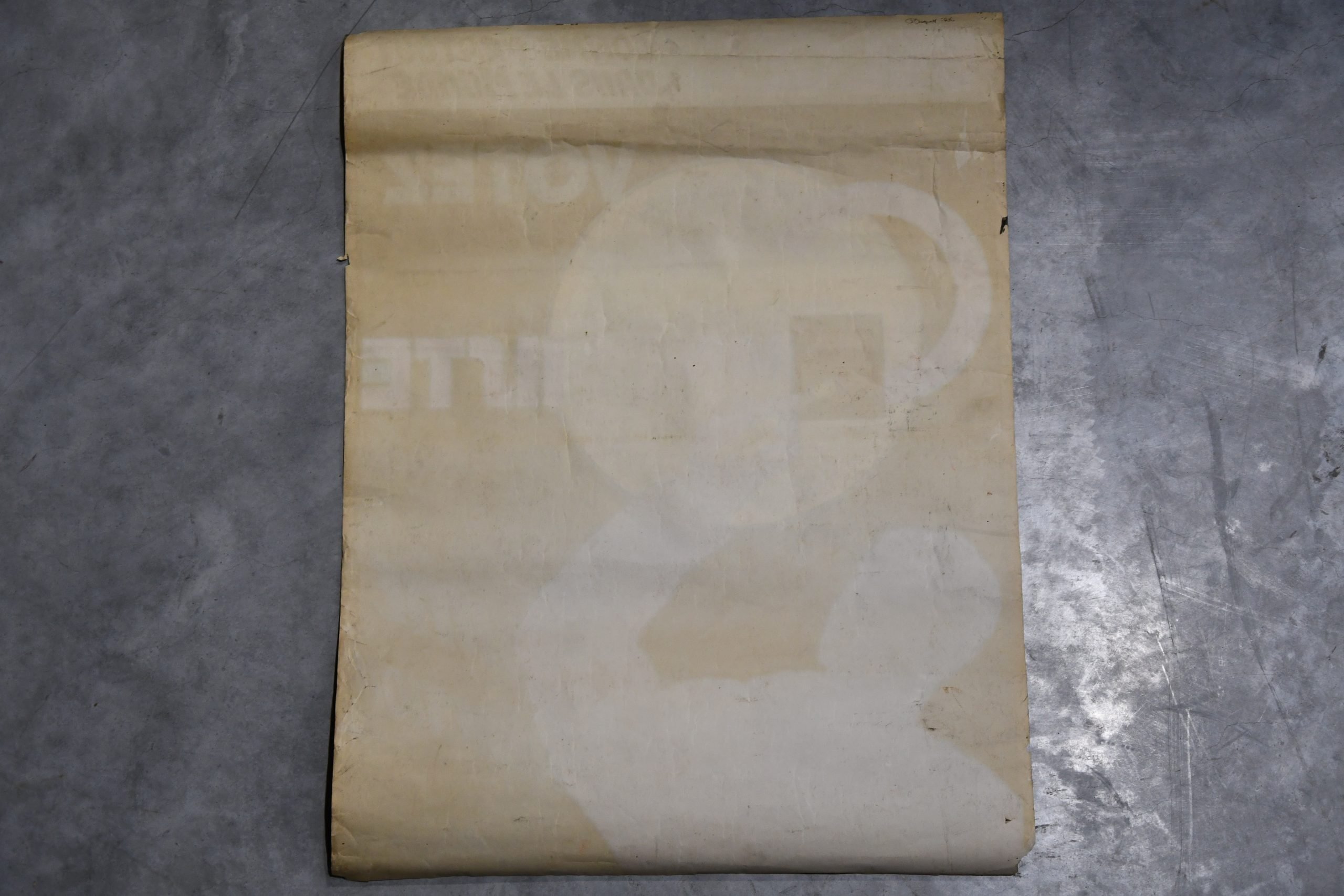 Large Belgian Political Poster 'Votez Communiste' – Artist Bill Bouquet – 1946 – 100 × 65 — image 6