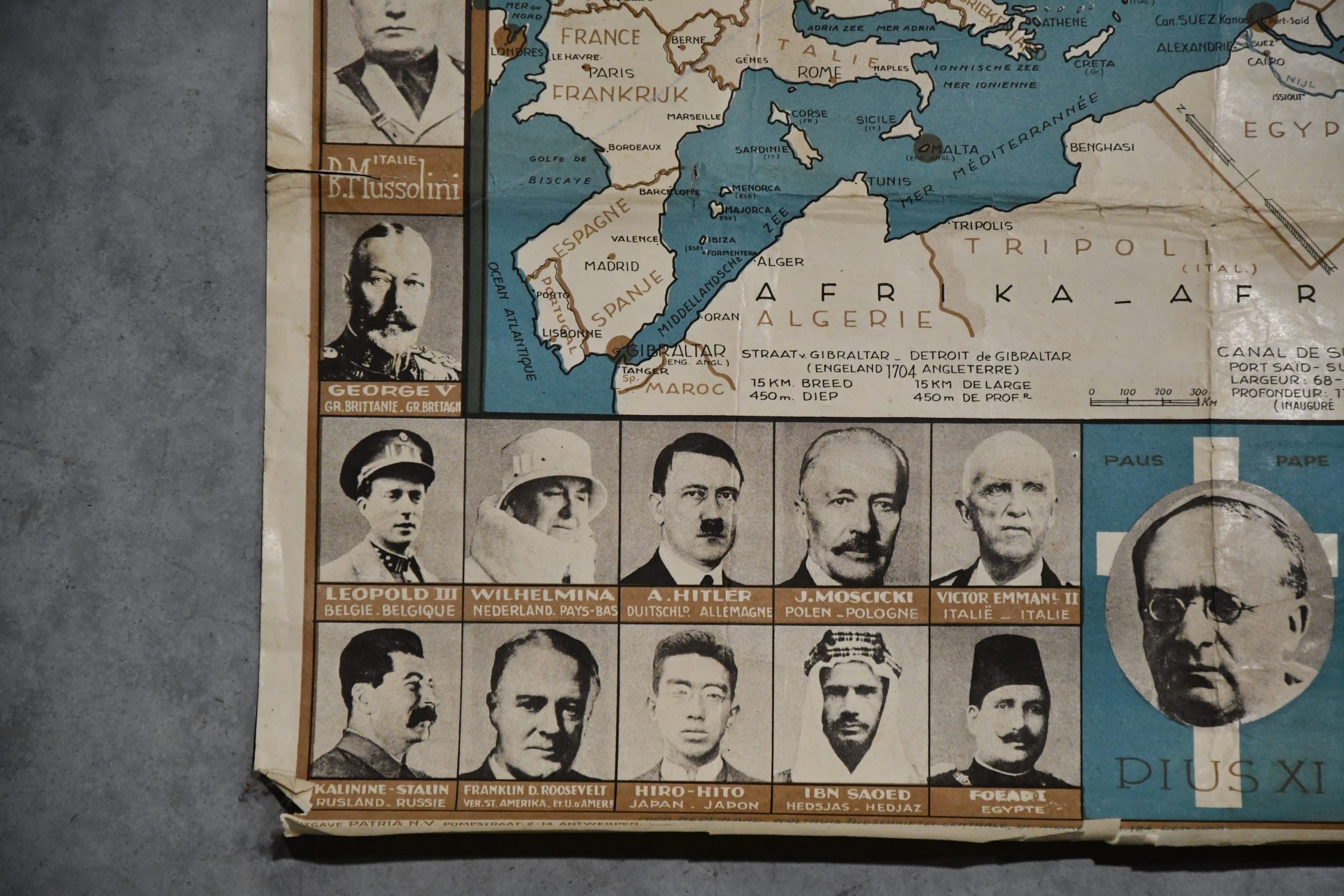 Poster 'Italian Invasion of Abyssinia' 1930's 100 × 65 — image 2