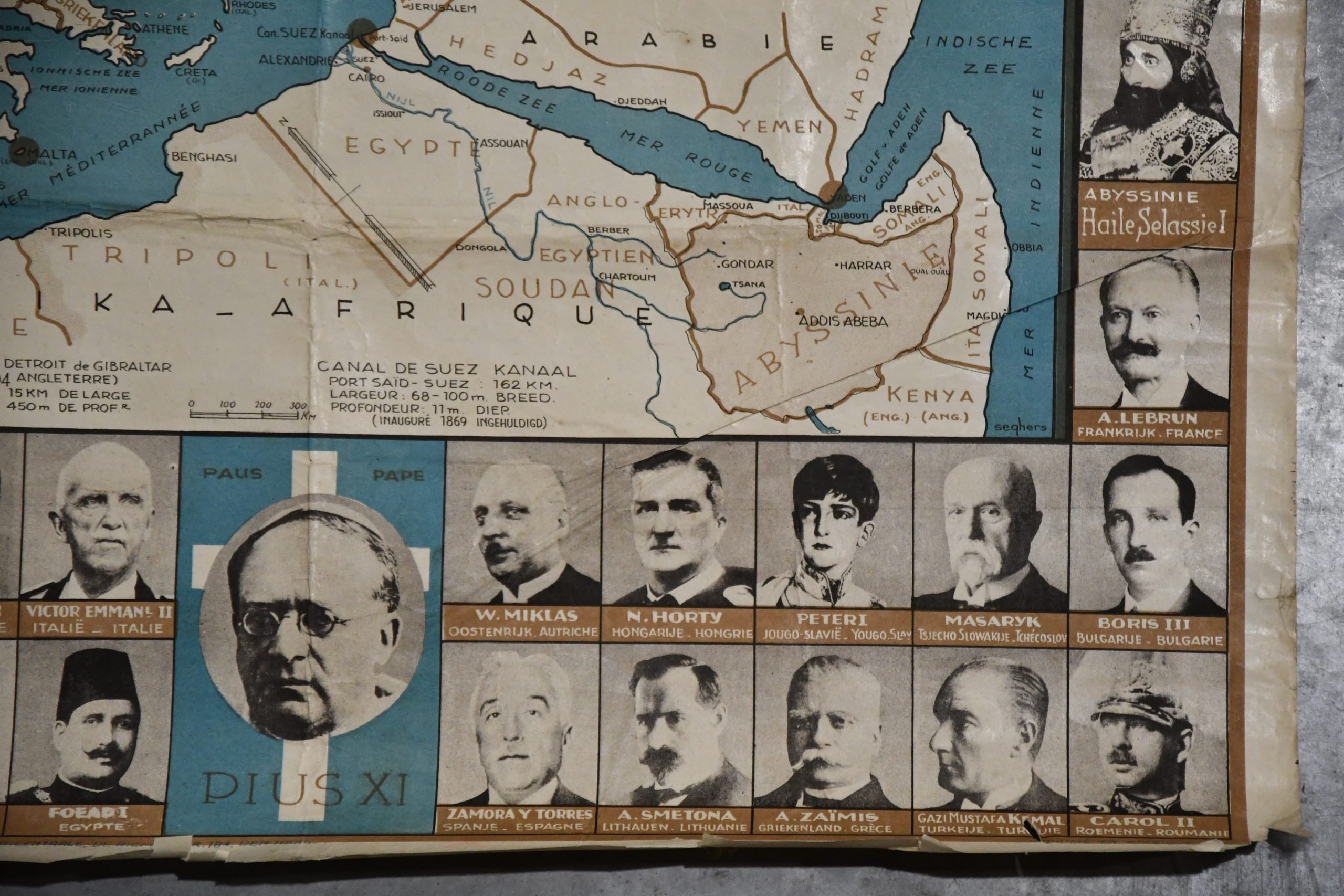 Poster 'Italian Invasion of Abyssinia' 1930's 100 × 65 — image 3