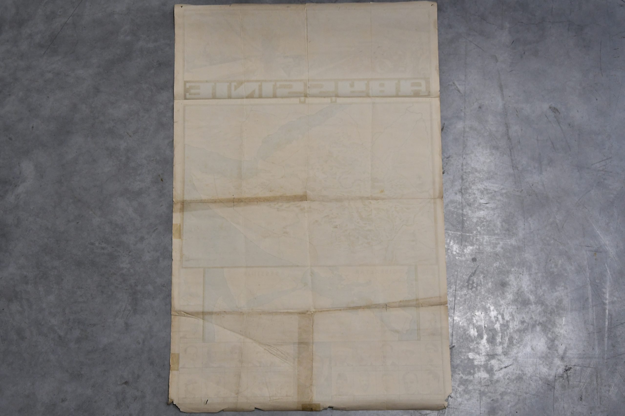 Poster 'Italian Invasion of Abyssinia' 1930's 100 × 65 — image 8