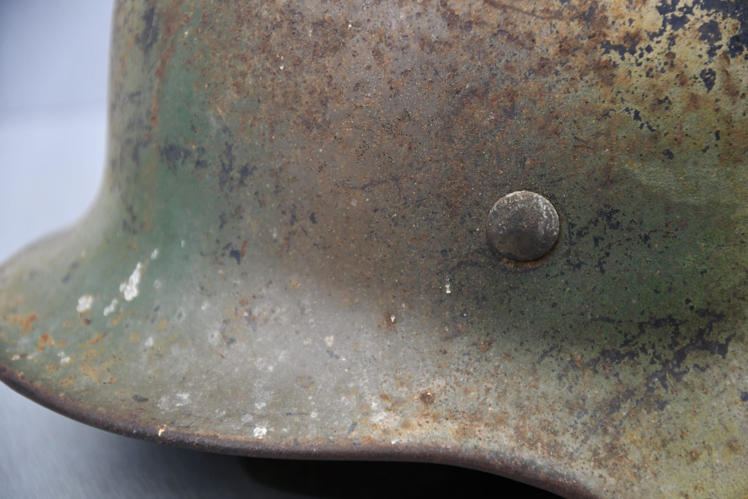 M35 Luftwaffe two tone 'Normandy' camouflage helmet Q62 — image 11