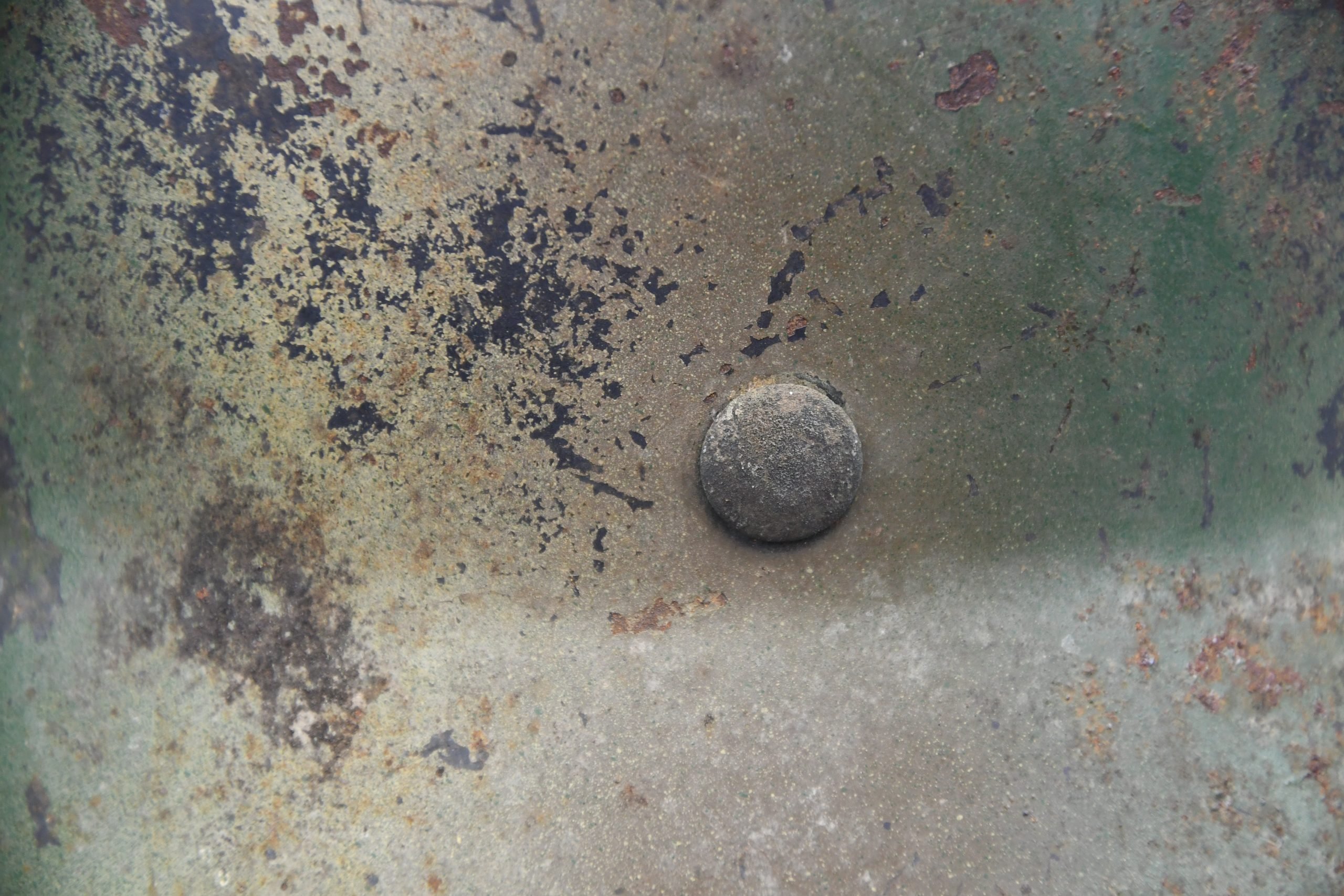 M35 Luftwaffe two tone 'Normandy' camouflage helmet Q62 — image 14