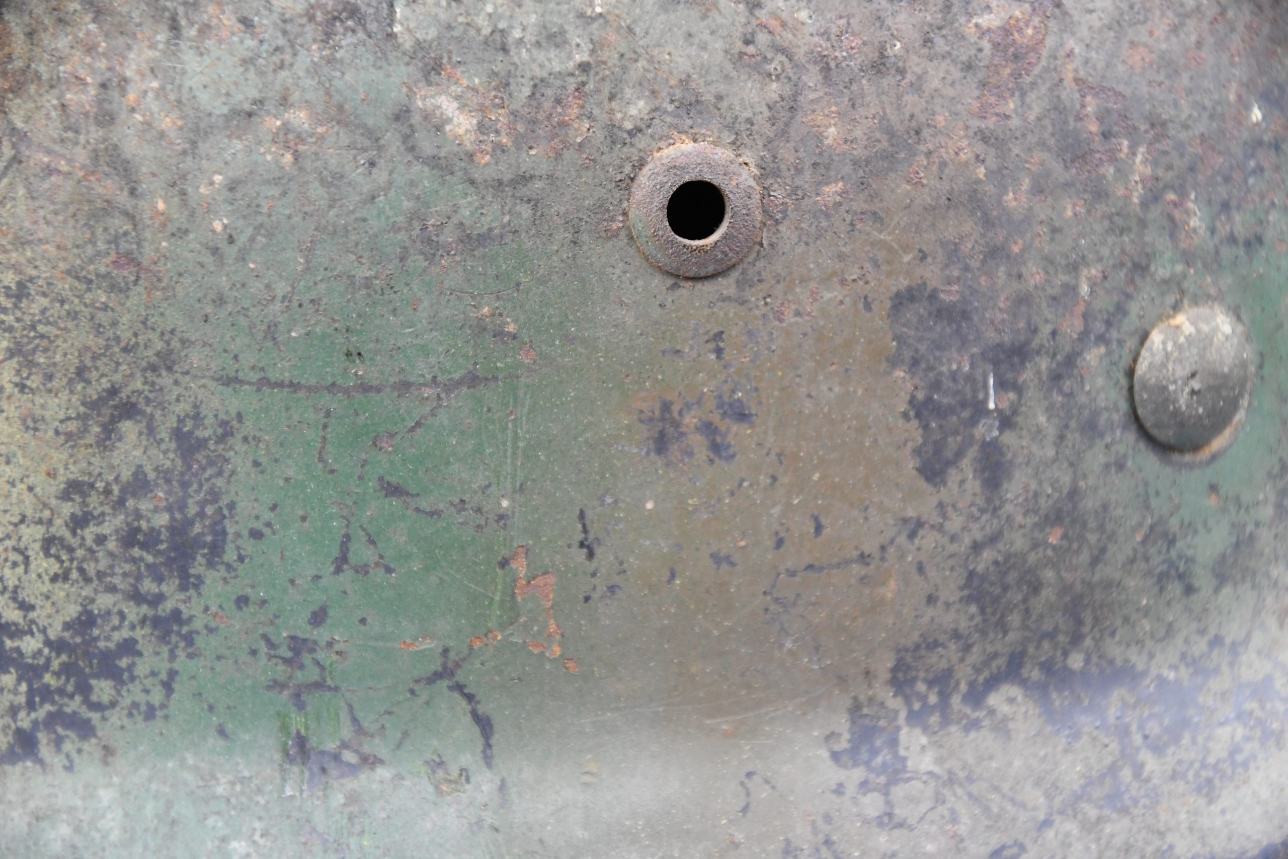 M35 Luftwaffe two tone 'Normandy' camouflage helmet Q62 — image 16