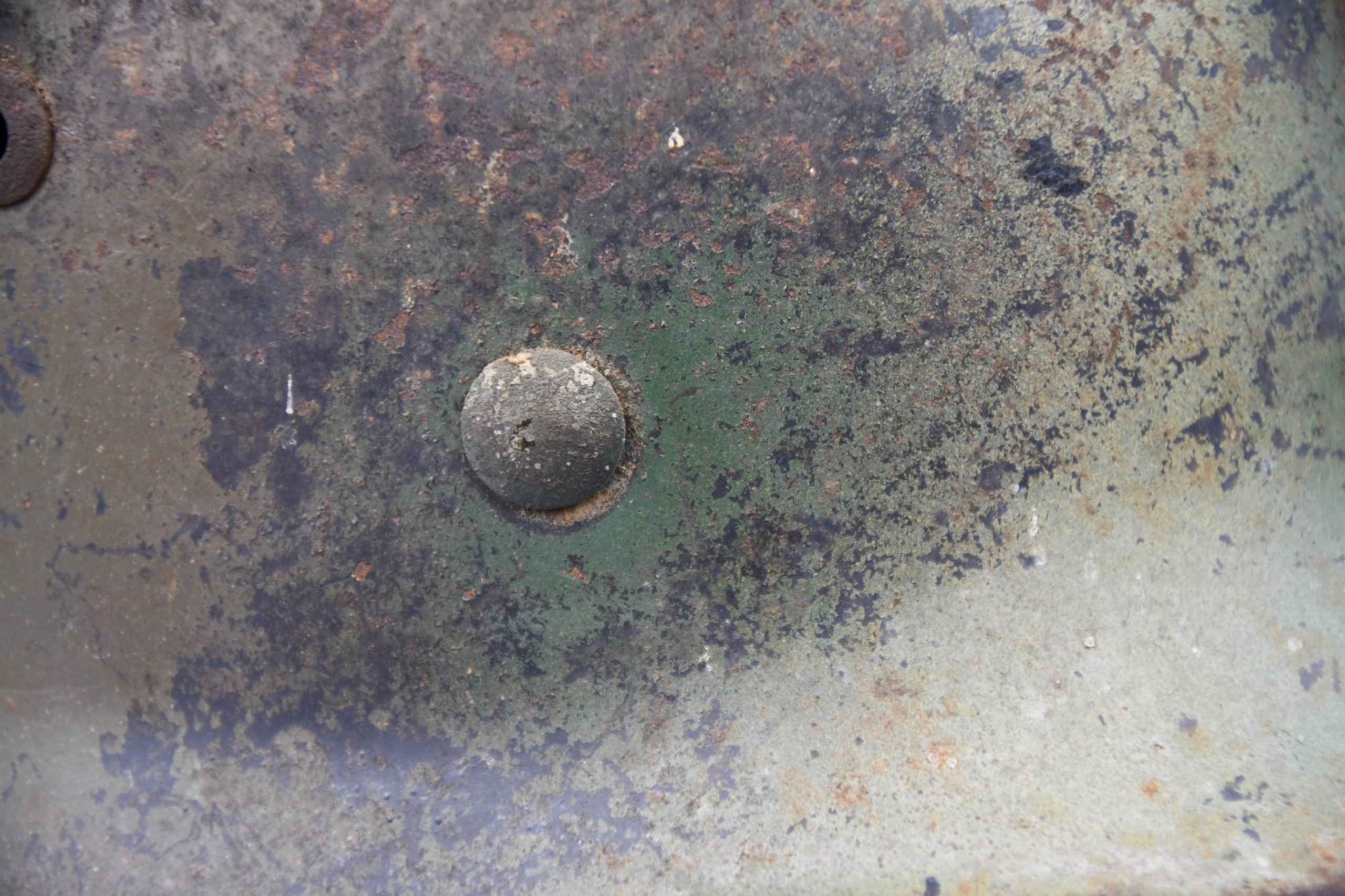 M35 Luftwaffe two tone 'Normandy' camouflage helmet Q62 — image 17