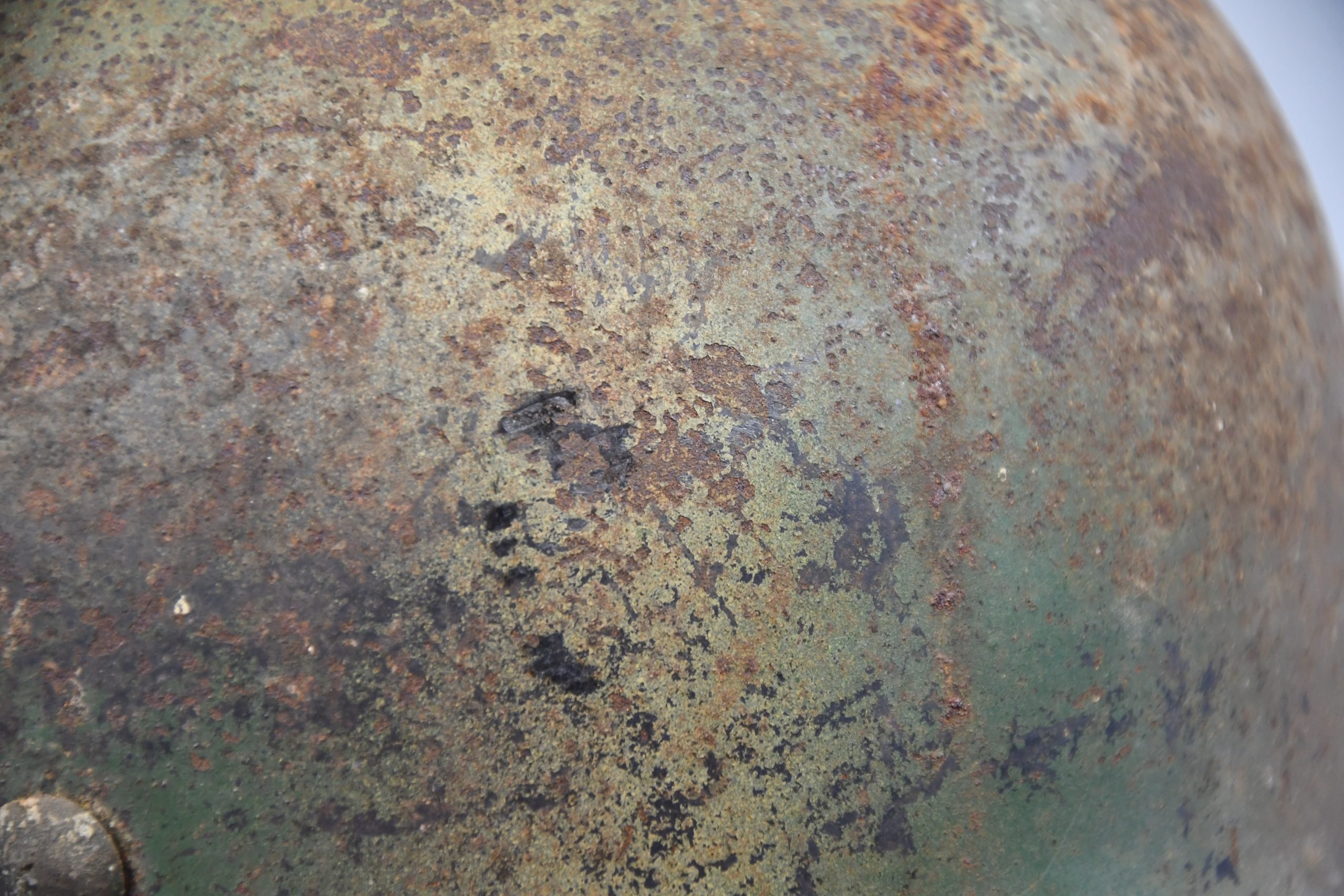 M35 Luftwaffe two tone 'Normandy' camouflage helmet Q62 — image 18