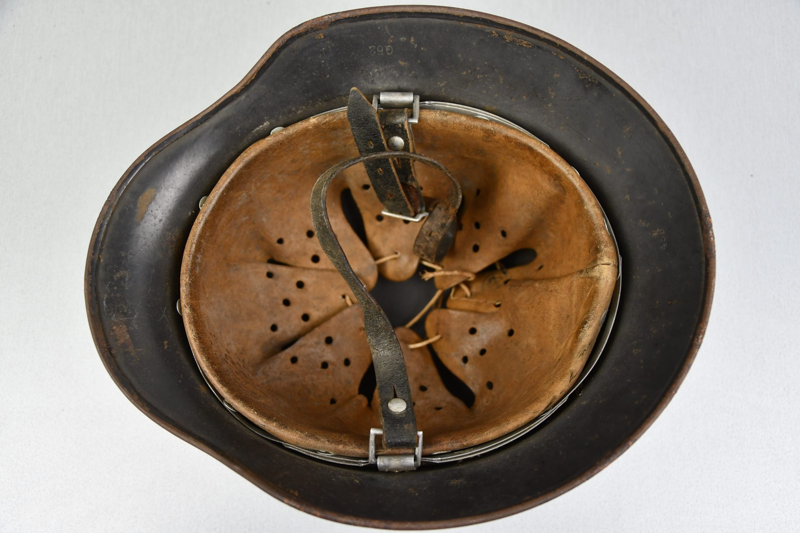 M35 Luftwaffe two tone 'Normandy' camouflage helmet Q62 — image 19