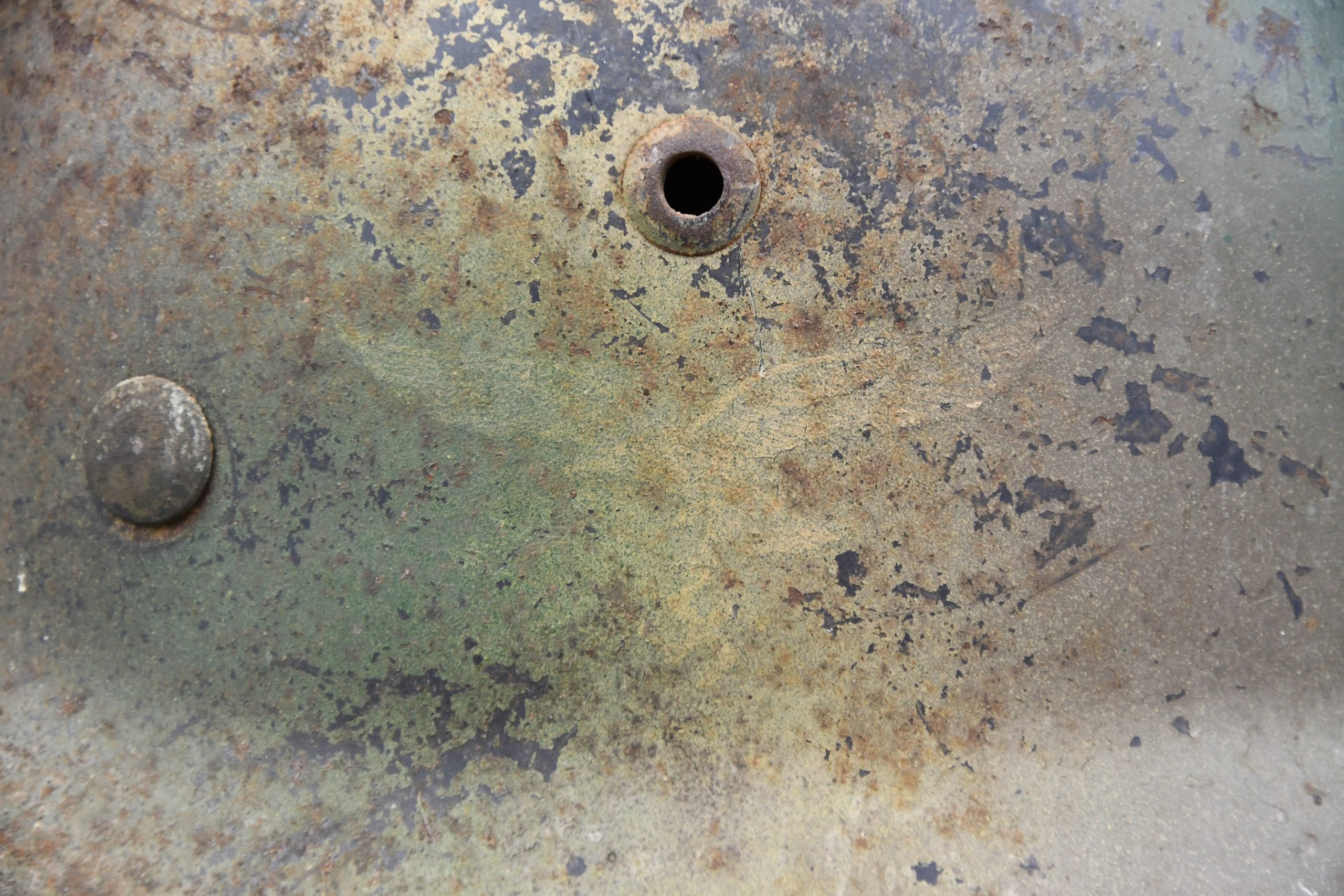 M35 Luftwaffe two tone 'Normandy' camouflage helmet Q62 — image 2