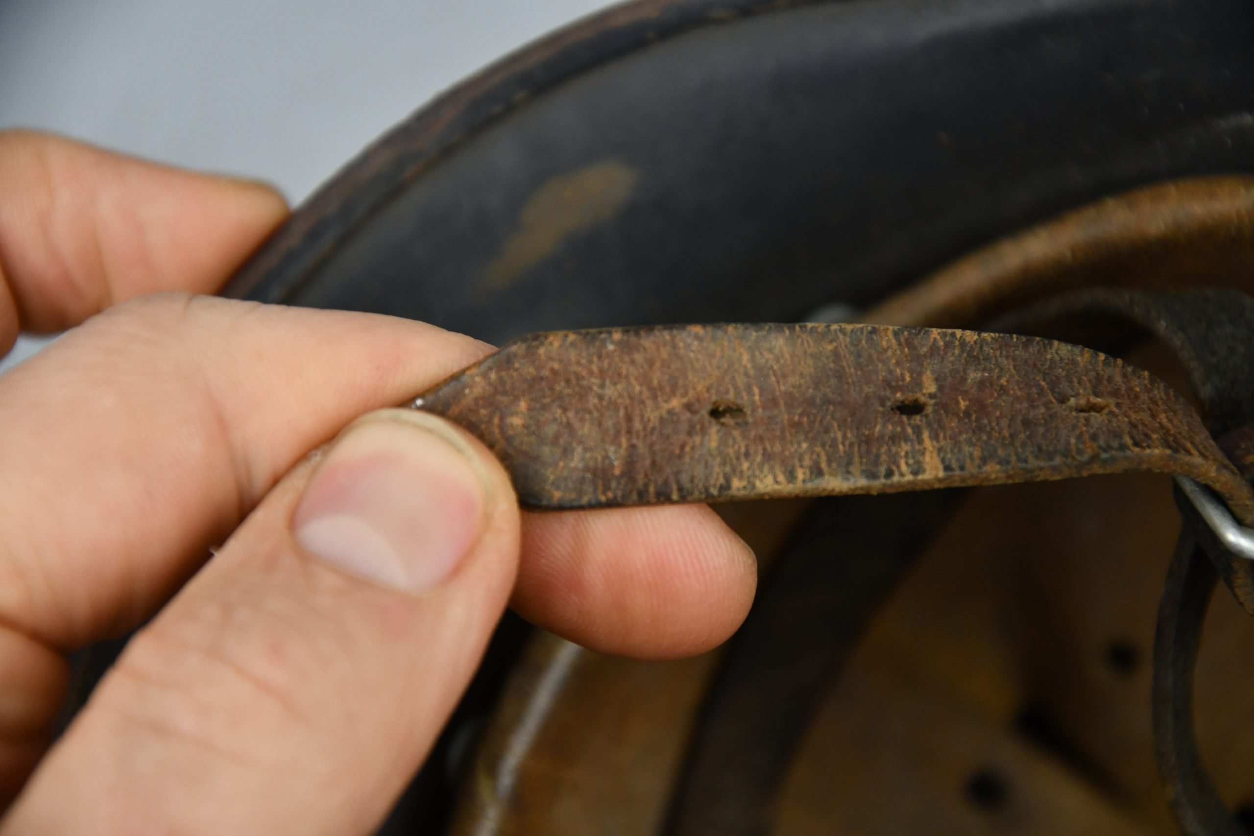 M35 Luftwaffe two tone 'Normandy' camouflage helmet Q62 — image 21