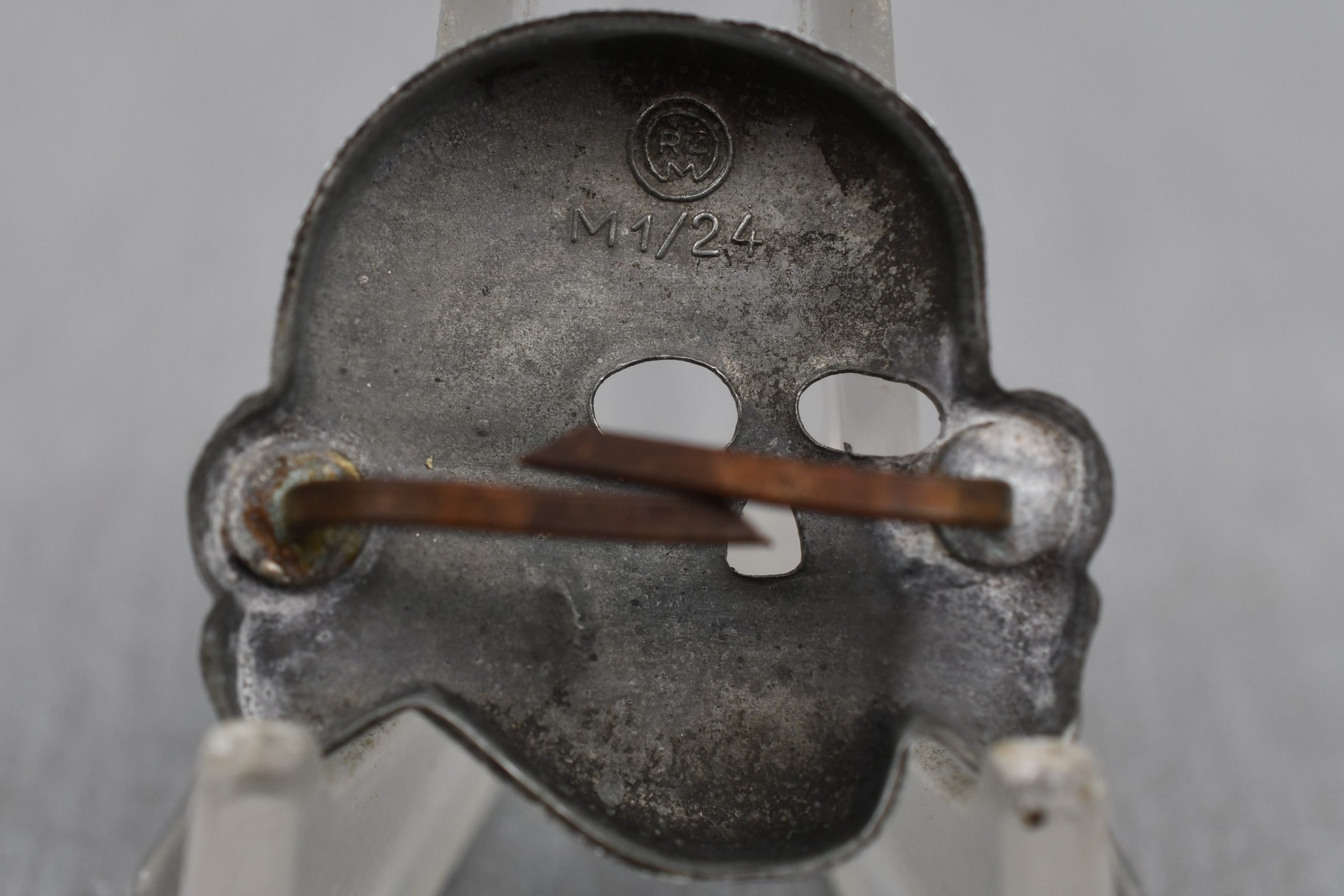 SS visor cap skull 'Totenkopf' by RZM M1/24 Overhoff & Cie — image 2