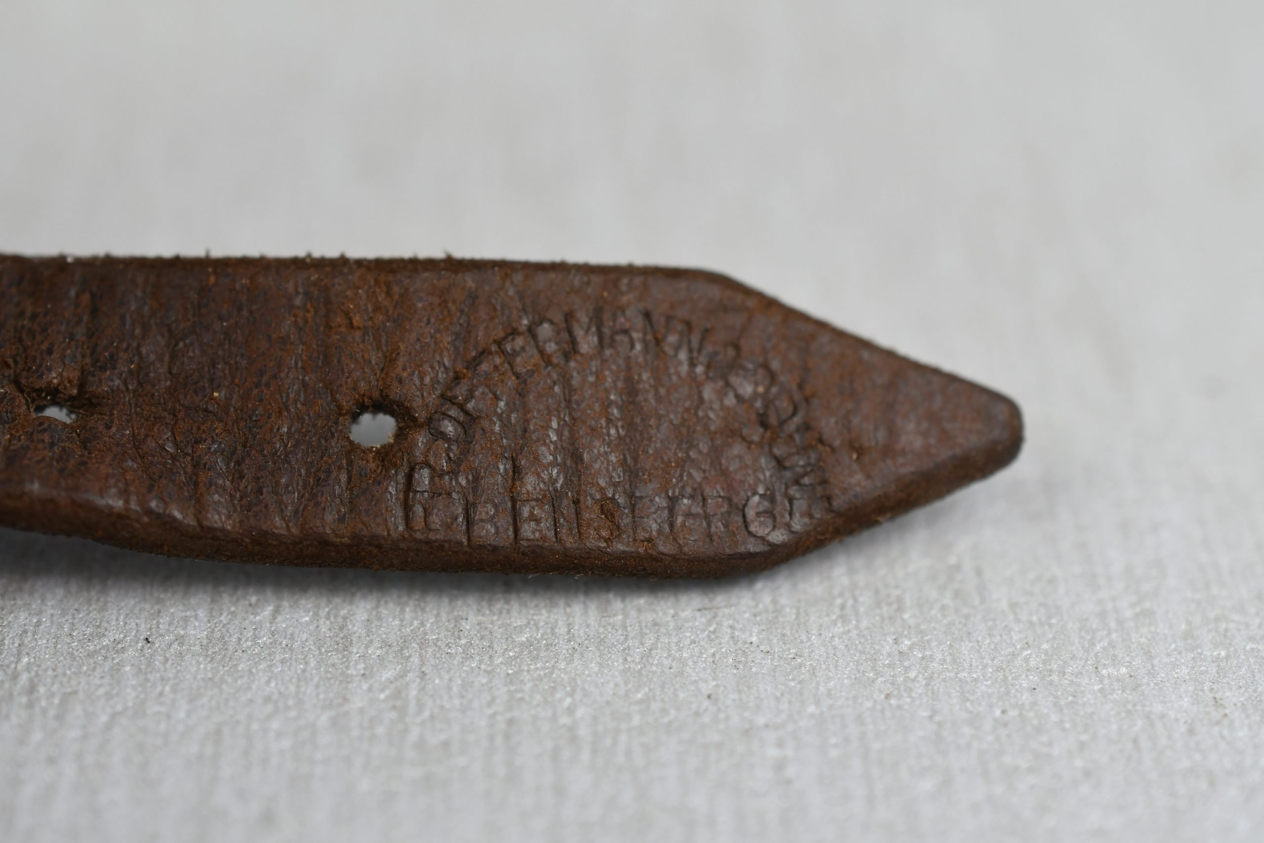 Early helmet chin strap by Fr. Offermann & Söhne ca.1939 — image 3