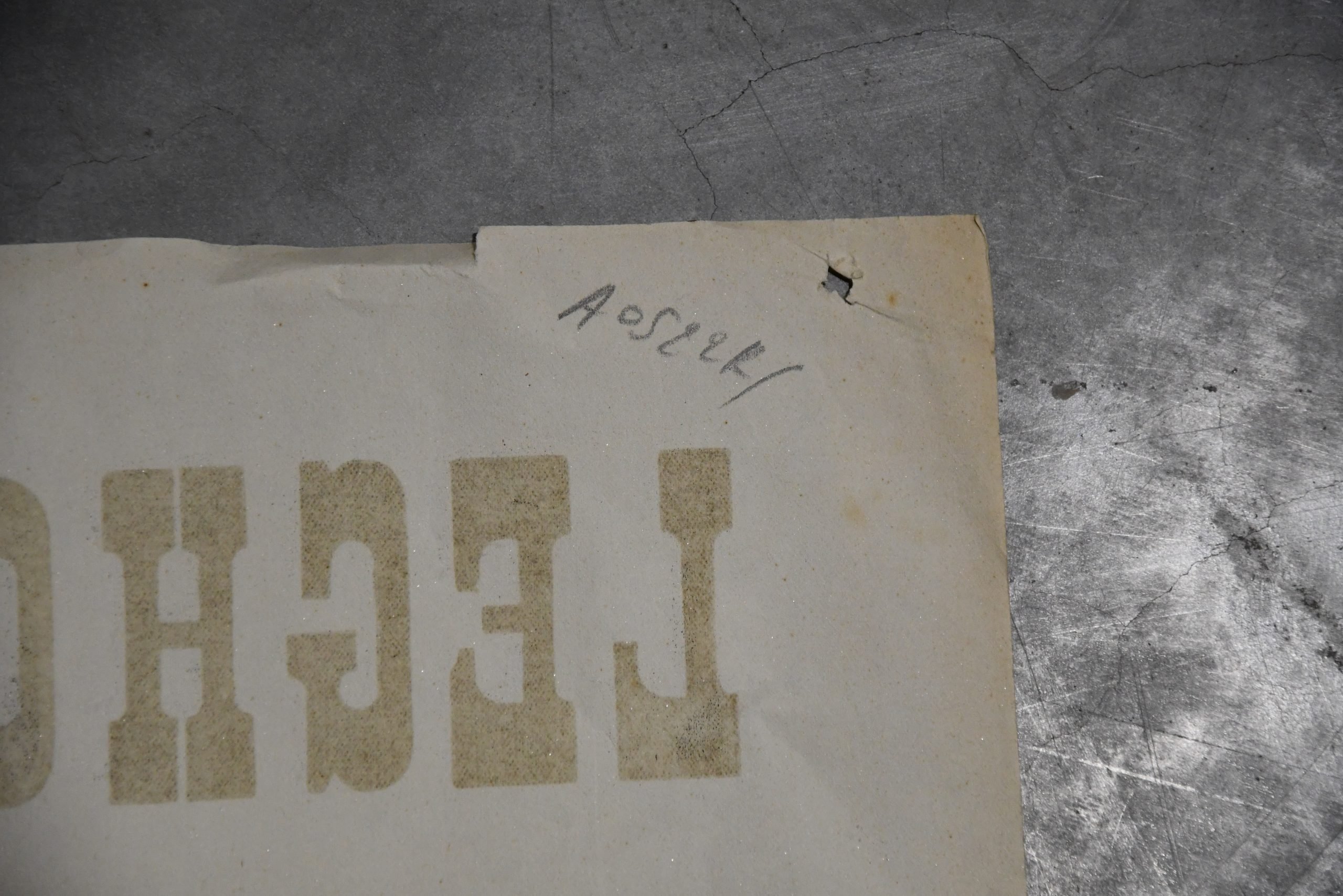 Original WWI German Occupation Poster 'Leghoenders' – Moerbeke / Lokeren – 1917 – 55 × 36 cm — image 3