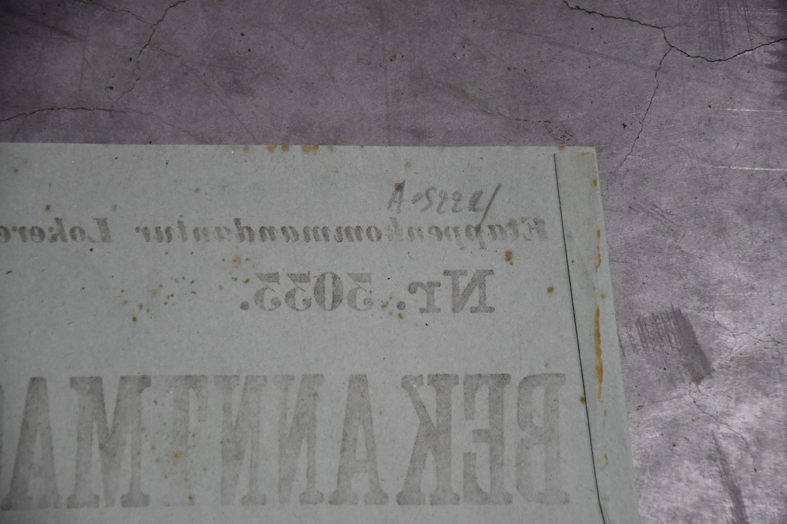 Original WWI German Occupation Poster 'Bekanntmachung / Bekendmaking – Kartoffelernte / Aardappeloogst' – Etappenkommandantur Lokeren – 1917 – approx. 36 × 55 cm — image 3