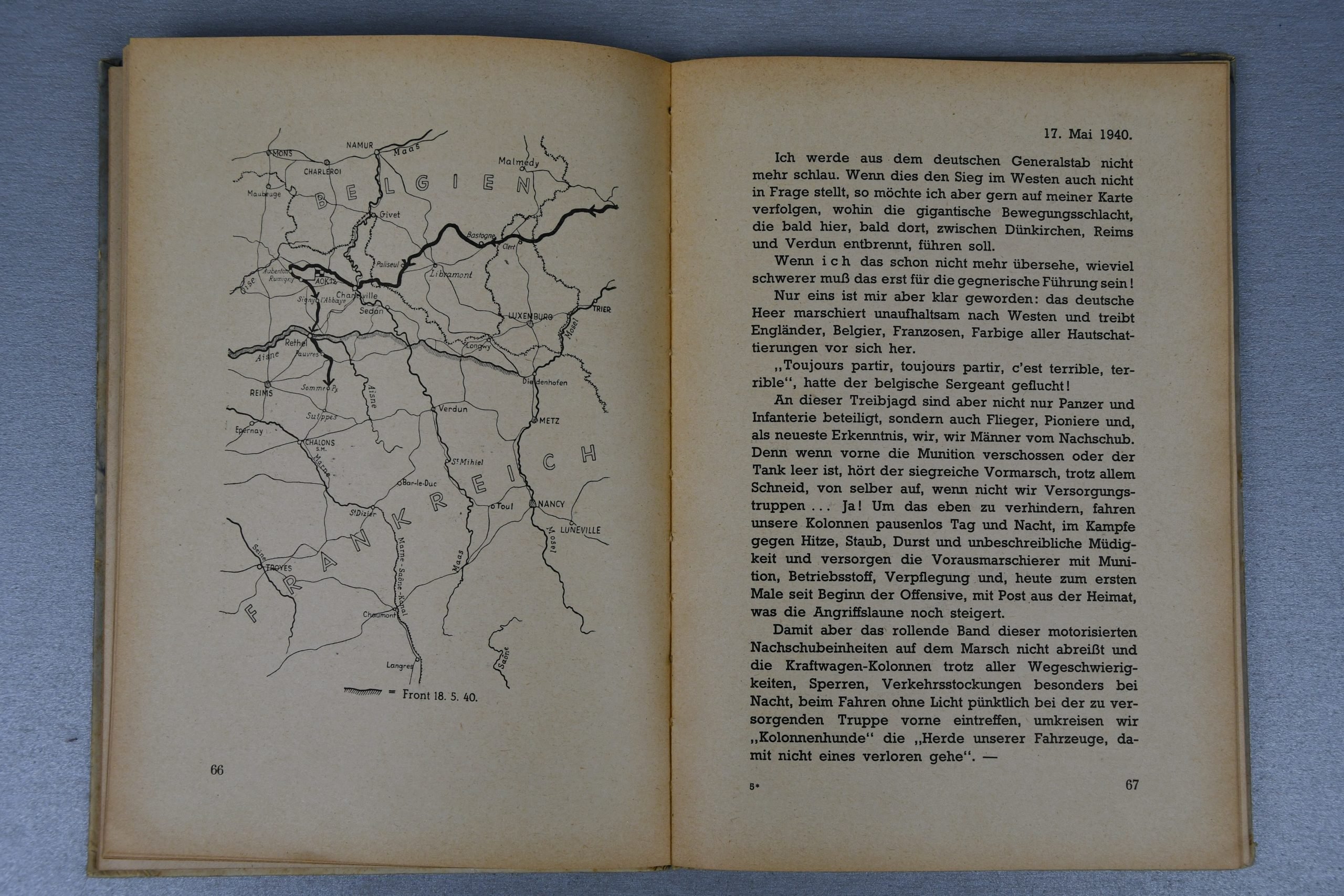 Softcover book Aus der Kradmeldertasche by Hanns Temmesfeld — image 4