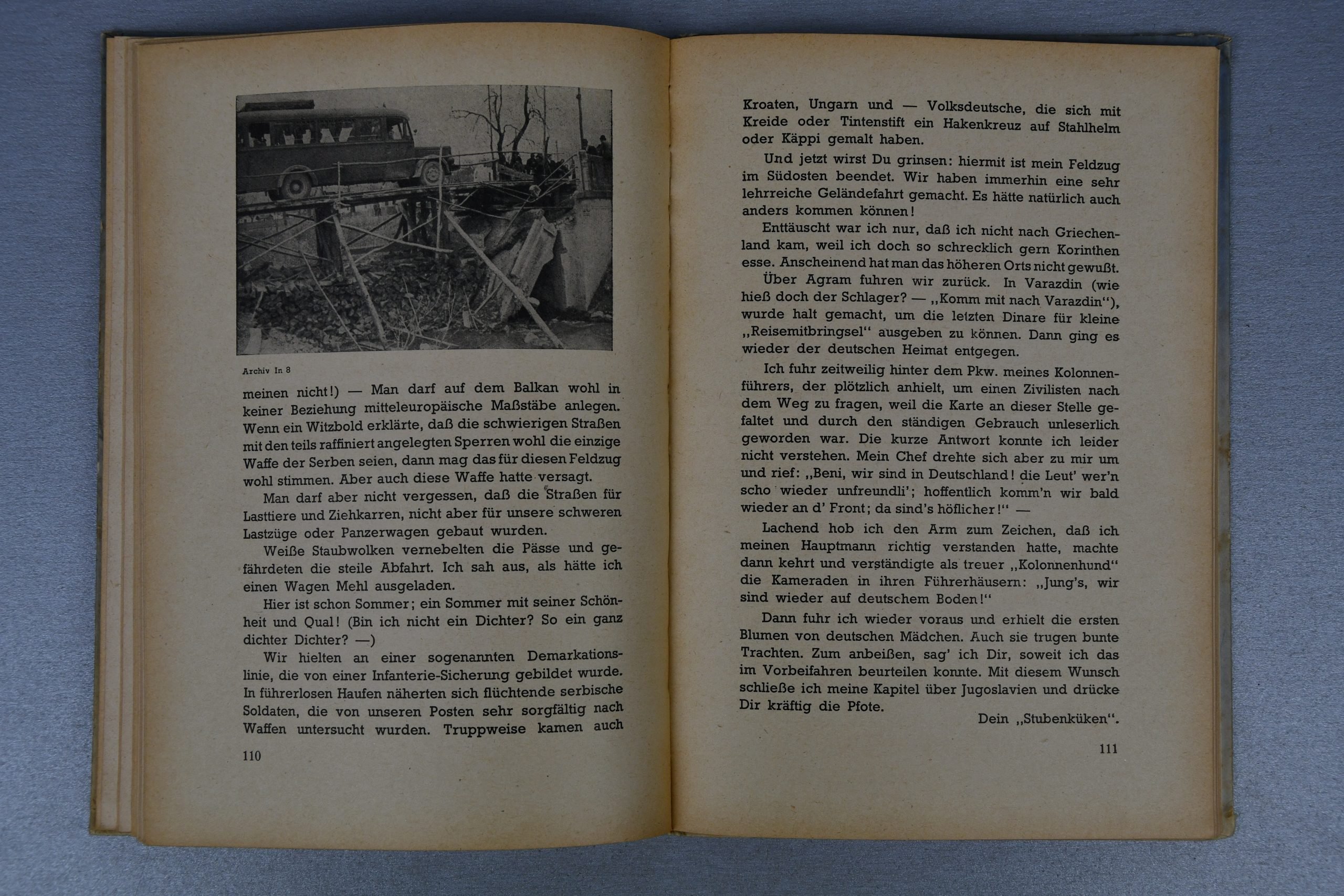 Softcover book Aus der Kradmeldertasche by Hanns Temmesfeld — image 5