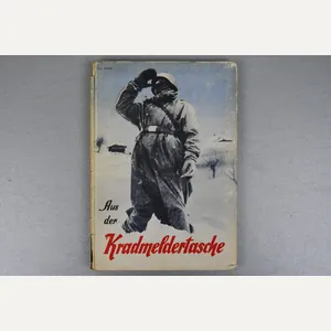 Softcover book Aus der Kradmeldertasche by Hanns Temmesfeld