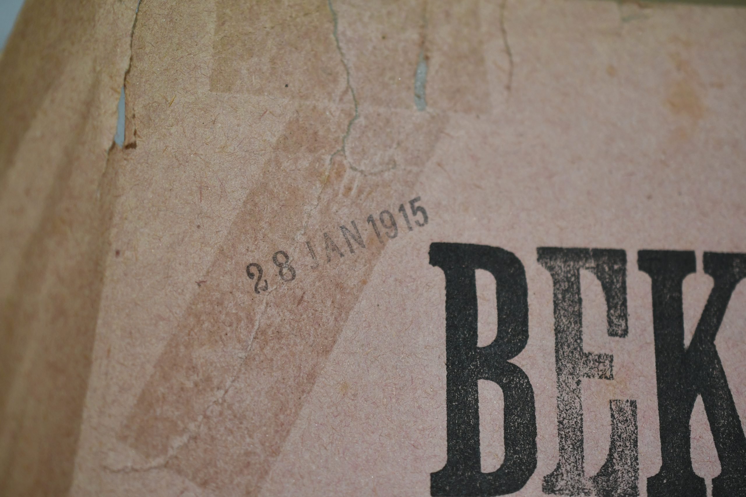 Large Original WWI German Occupation Poster 'Bekanntmachung / Bekendmaking' – Protection of Dairy Cattle – Lokeren – 25 January 1915 – approx. 42 × 61 cm — image 4