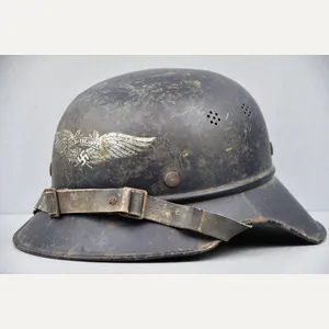 M38 Luftschutz 'Gladiator' three piece steel helmet
