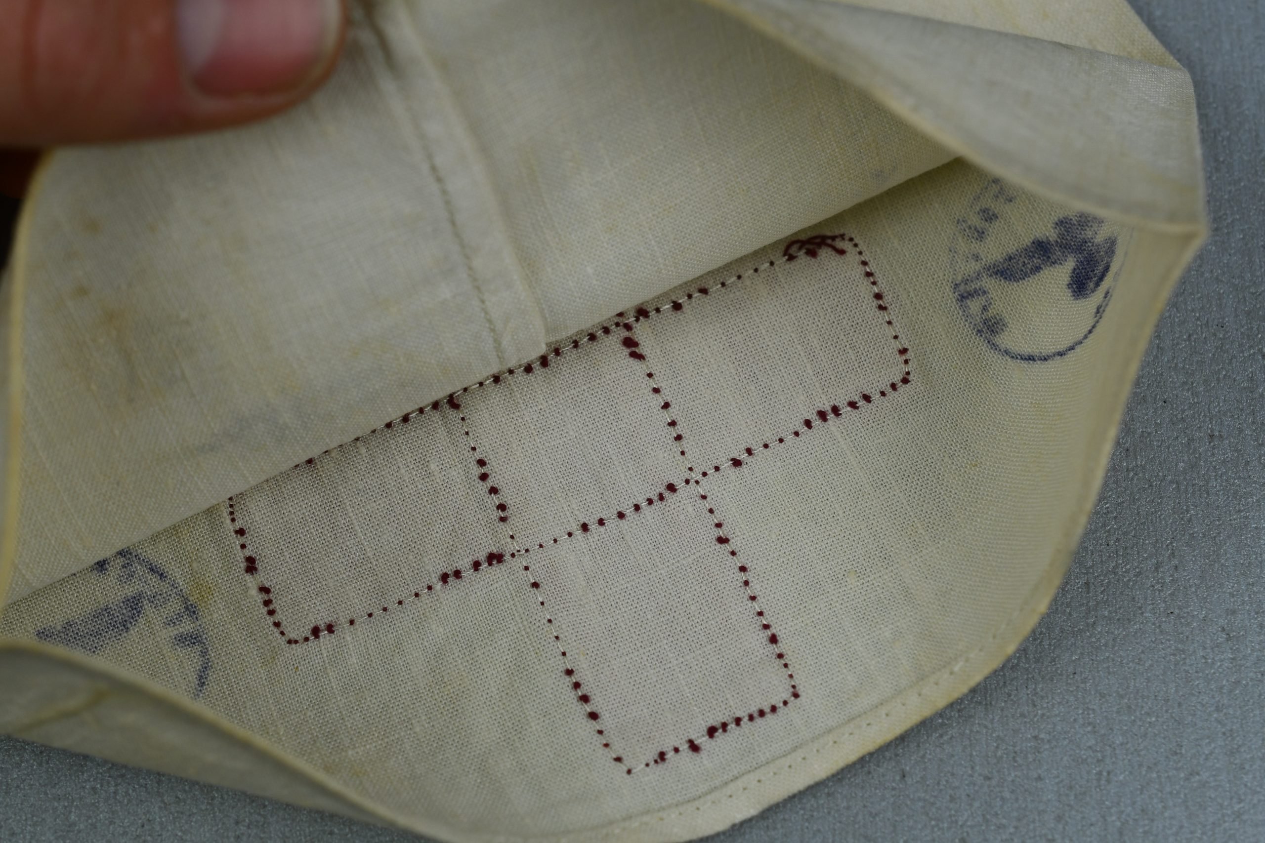 Wehrmacht medic 'Sanitäter' armband with Reserve Lazaret acceptance stamp — image 5