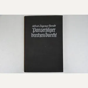 Hardcover book Panzerjäger brechen durch! by Alfred-Ingemar Berndt