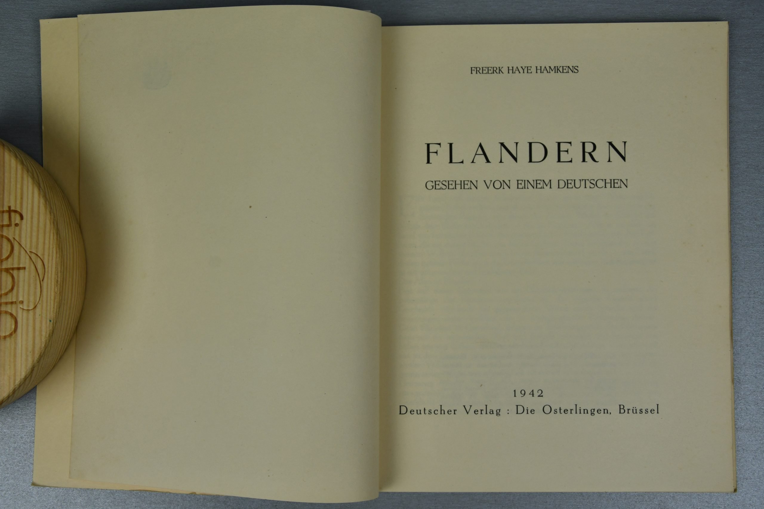Book Flandern, gesehen von einem Deutschen by Freerk Haye Hamkens — image 3
