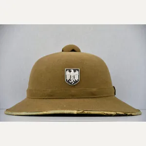 Army (Heer) 'Afrikakorps' tropical pith helmet by JHS 1942