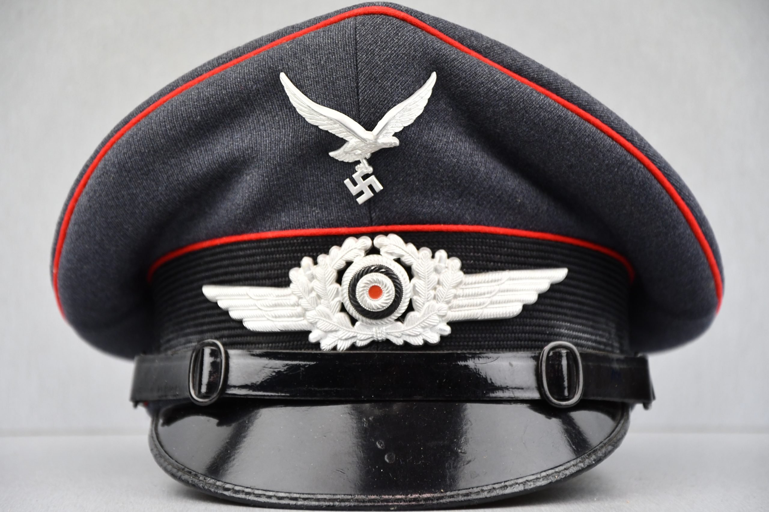Luftwaffe enlisted anti-aircraft 'Flak' visor cap by Erel – J.A. Hierteis Söhne — image 3