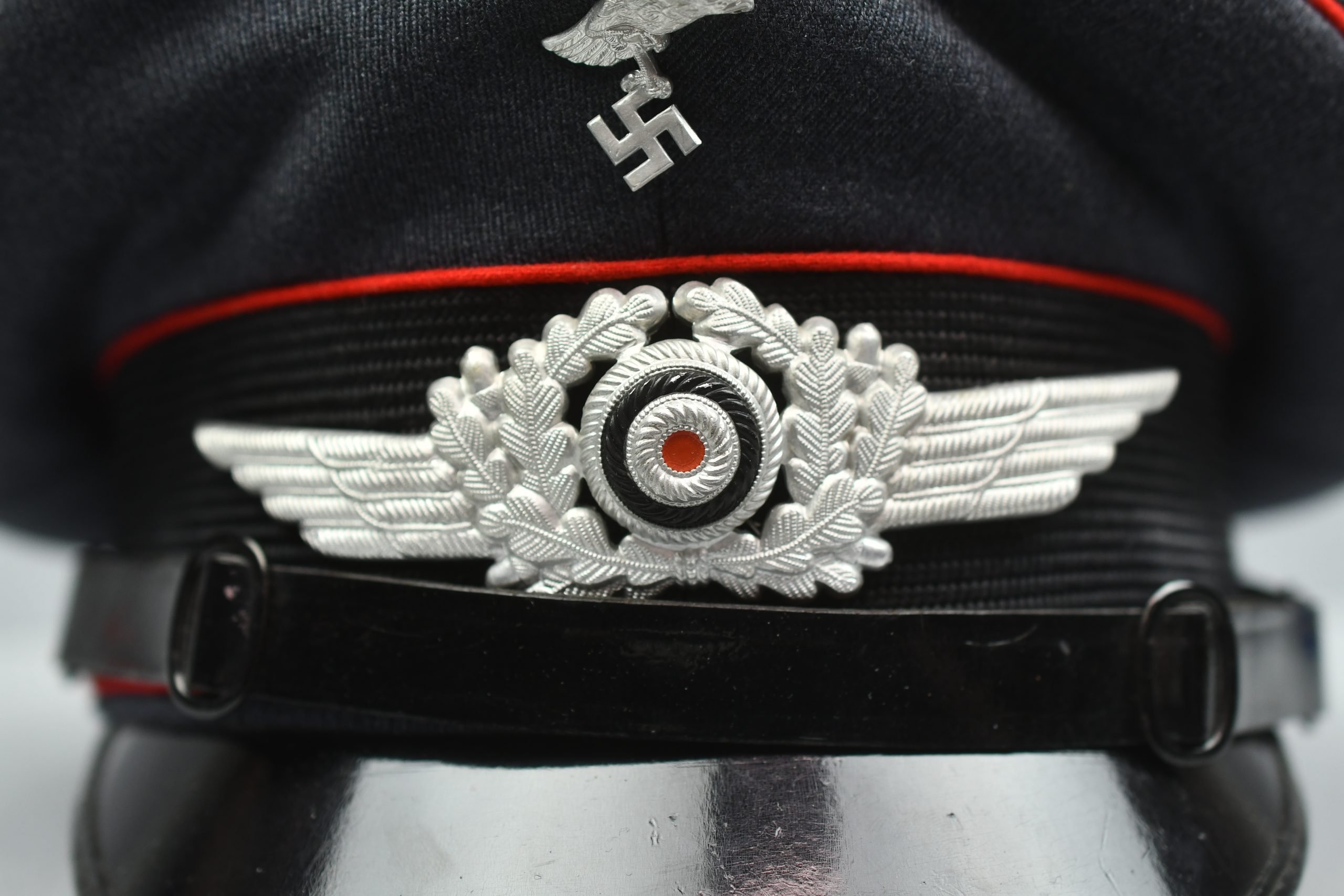 Luftwaffe enlisted anti-aircraft 'Flak' visor cap by Erel – J.A. Hierteis Söhne — image 9