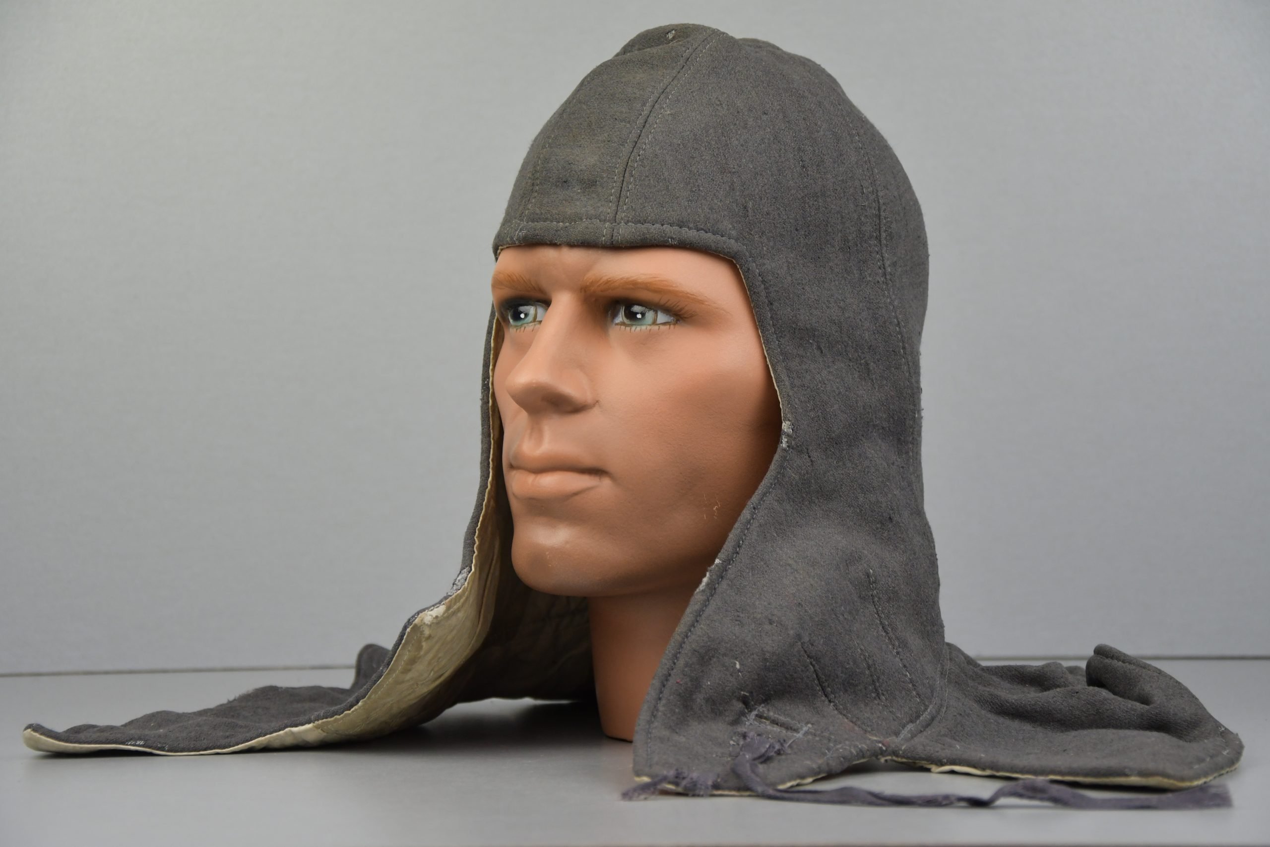 Wehrmacht – SS grey winter head cover 'Kopfhaube' — image 8