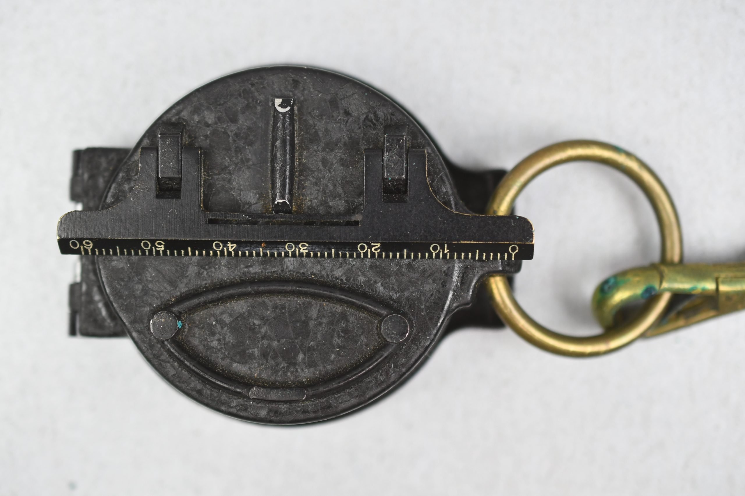 Wehrmacht standard field compass 'Marschkompaß' by MK with matching strap — image 5