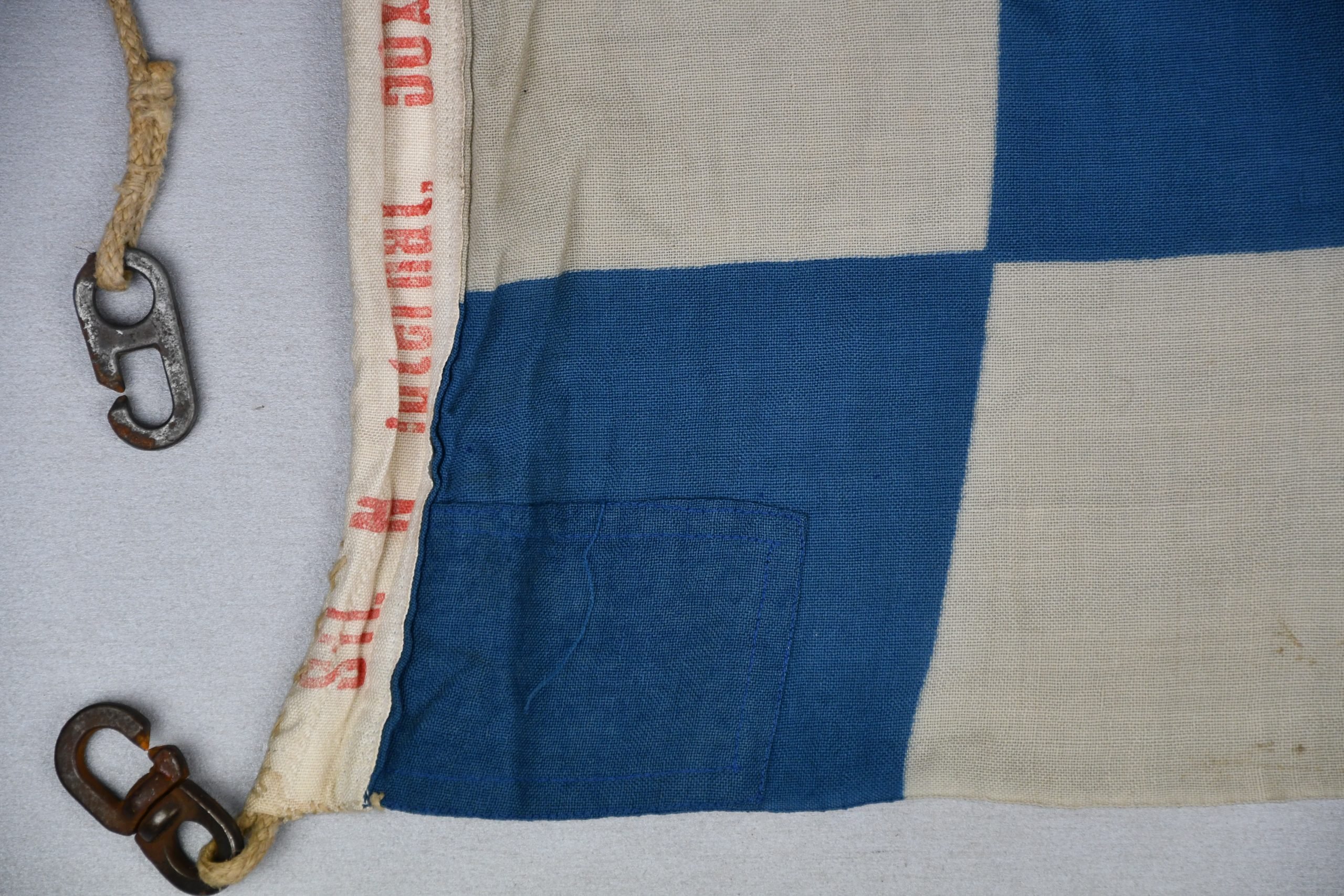 WW2 German Kriegsmarine International Signal Flag 'N' by P&Co. 50 x 60 — image 10