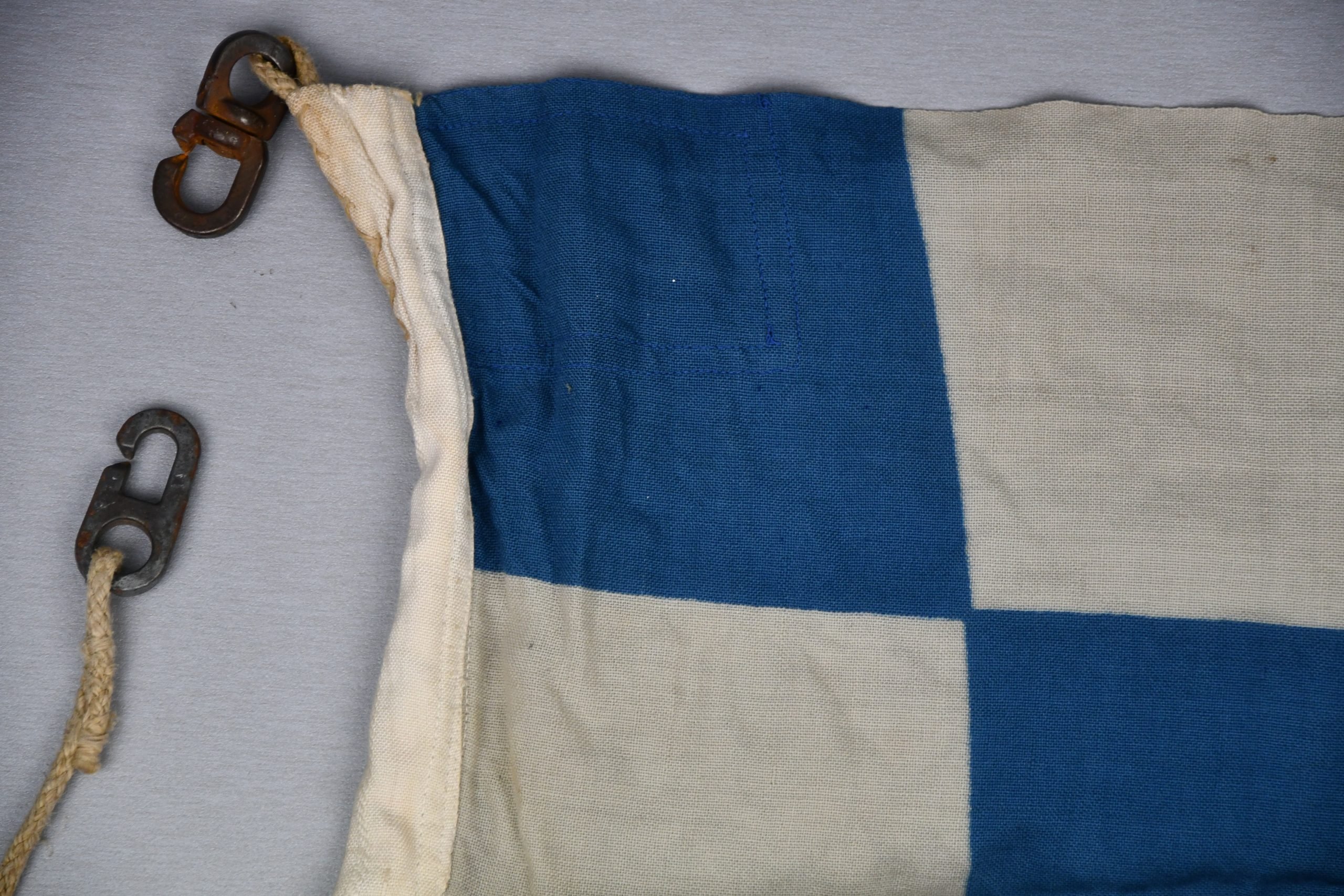 WW2 German Kriegsmarine International Signal Flag 'N' by P&Co. 50 x 60 — image 2