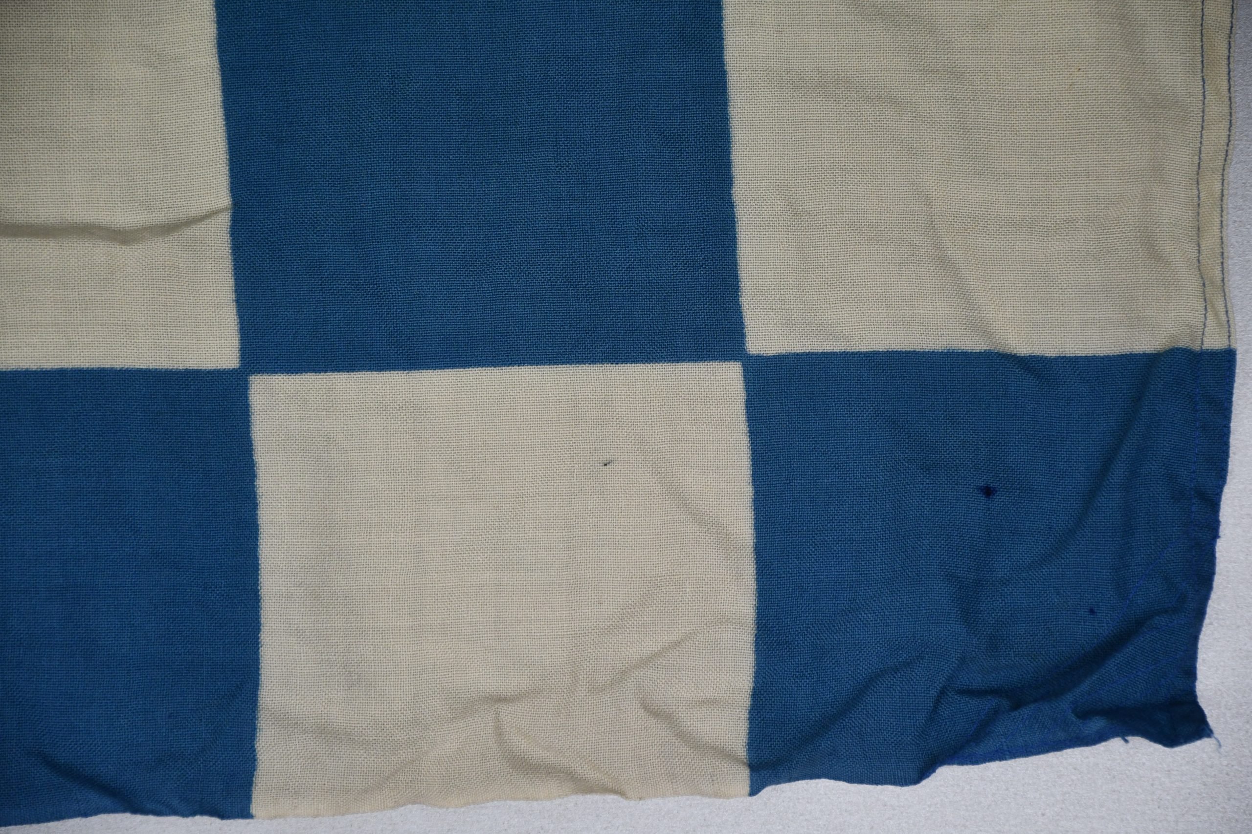 WW2 German Kriegsmarine International Signal Flag 'N' by P&Co. 50 x 60 — image 4