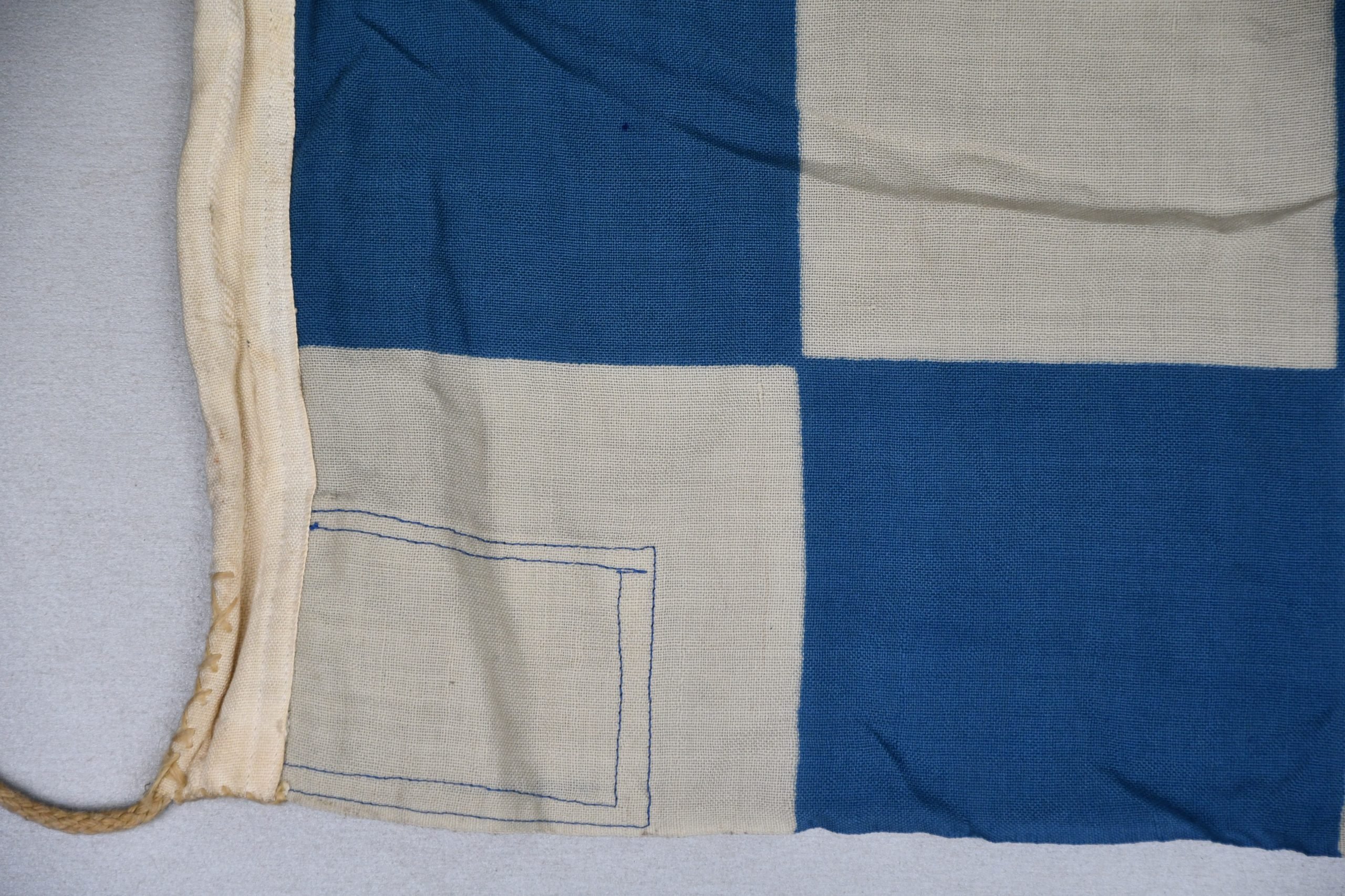 WW2 German Kriegsmarine International Signal Flag 'N' by P&Co. 50 x 60 — image 5