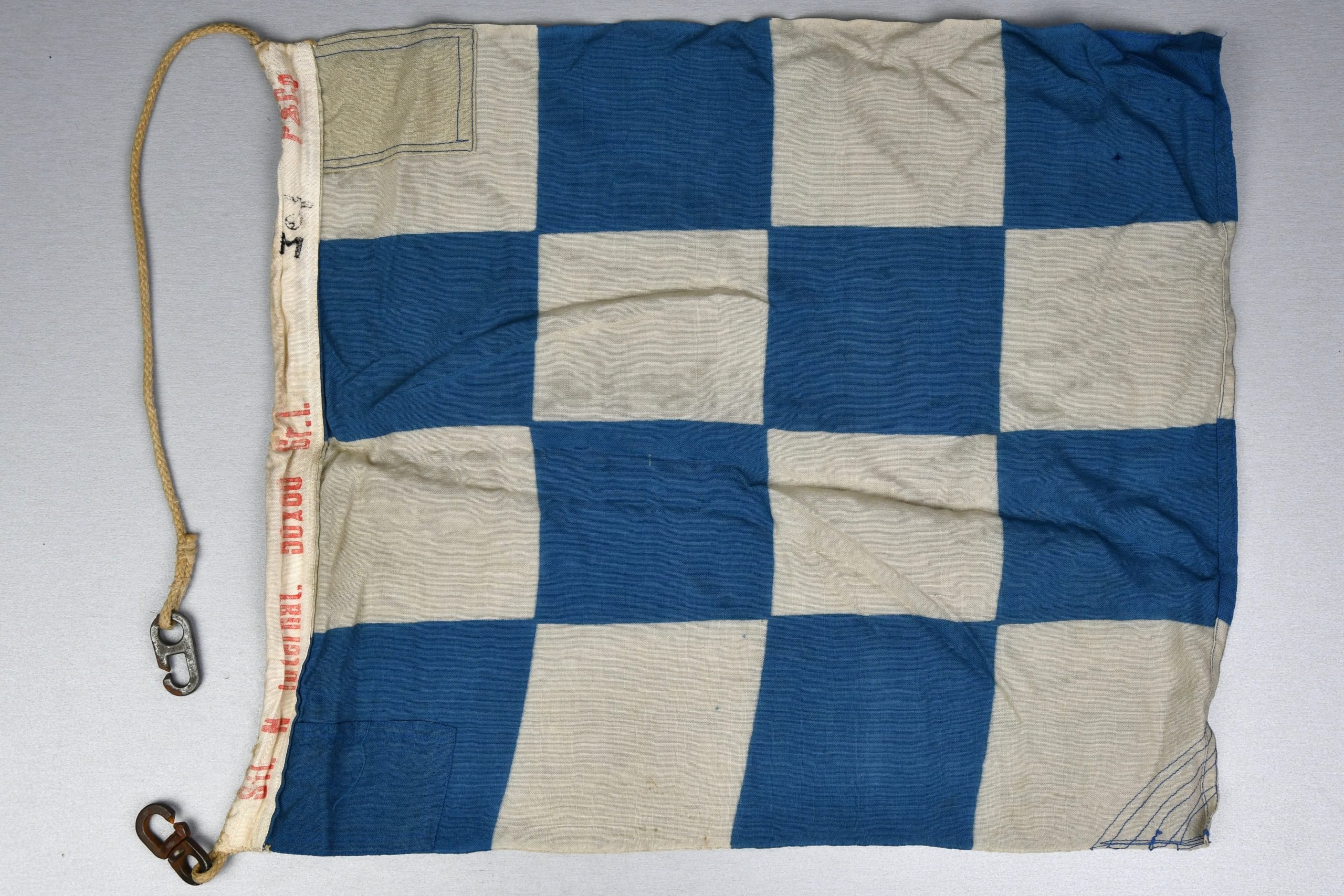 WW2 German Kriegsmarine International Signal Flag 'N' by P&Co. 50 x 60 — image 6